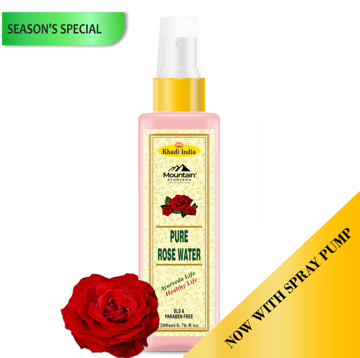 Janakshahi Rose Water 200ml – Natural Hydrating Toner & Mist