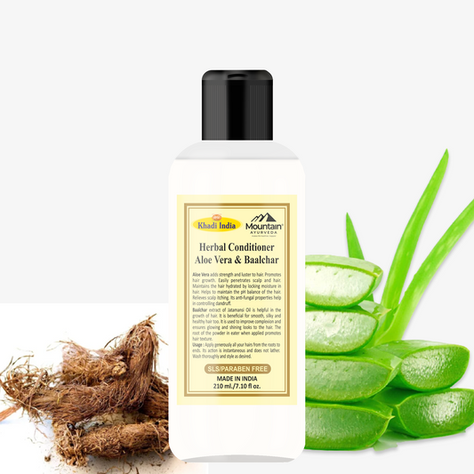 Khadi Herbal Aloe Vera & Balchar Hair Conditioner 210 ml