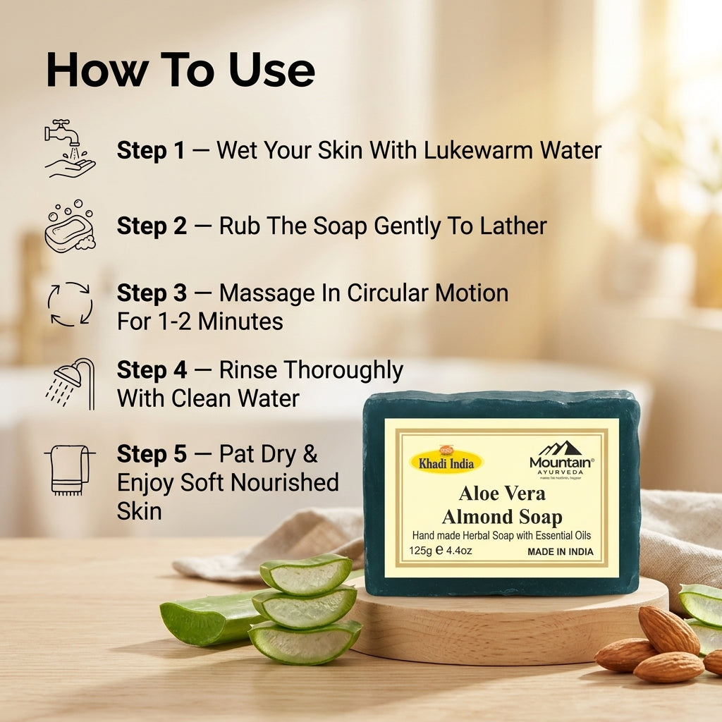 How_to_use_khadi_aloe_vera_almond_soap
