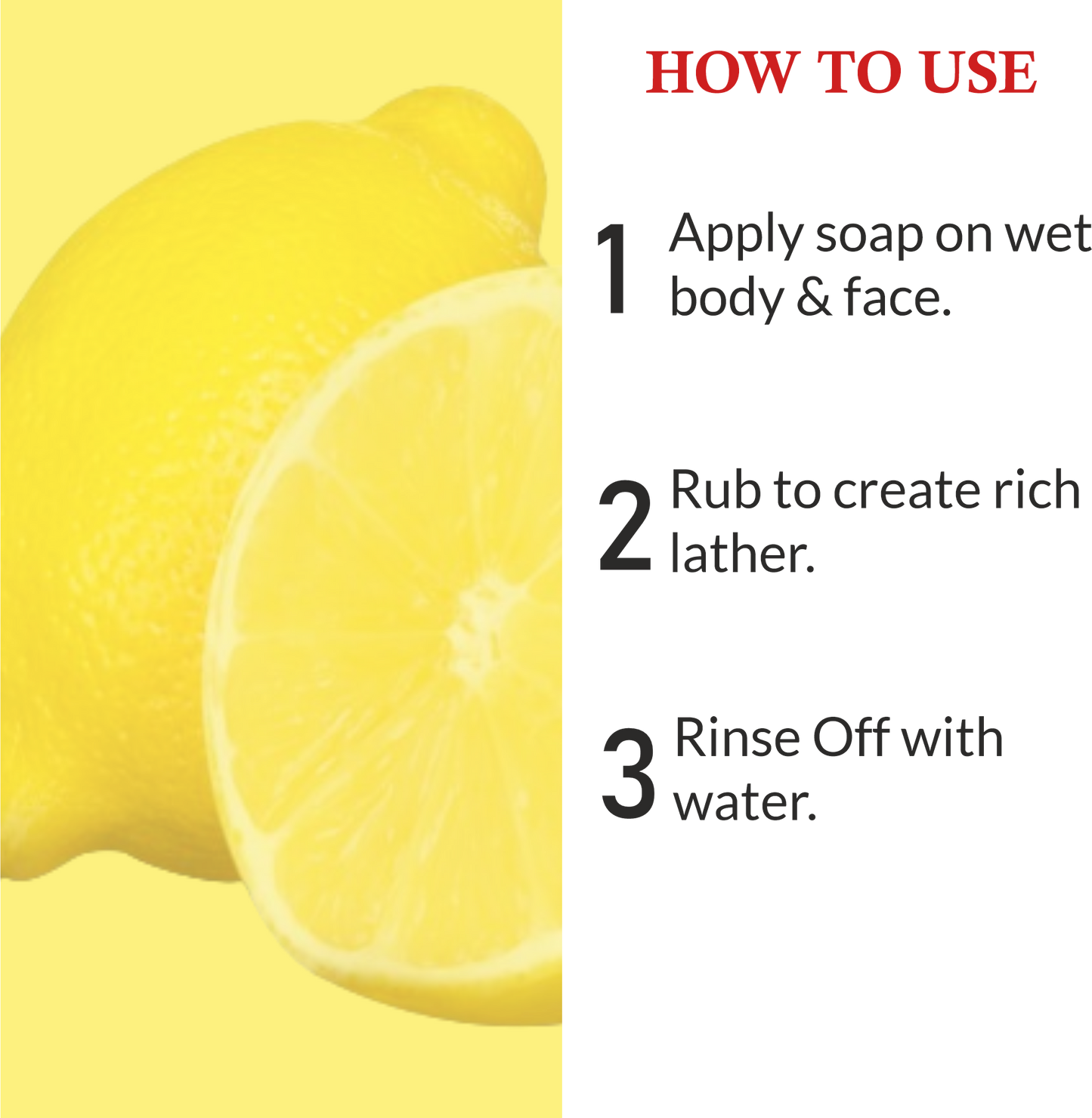 Khadi Lemon Soap 125g (Pack of 3)