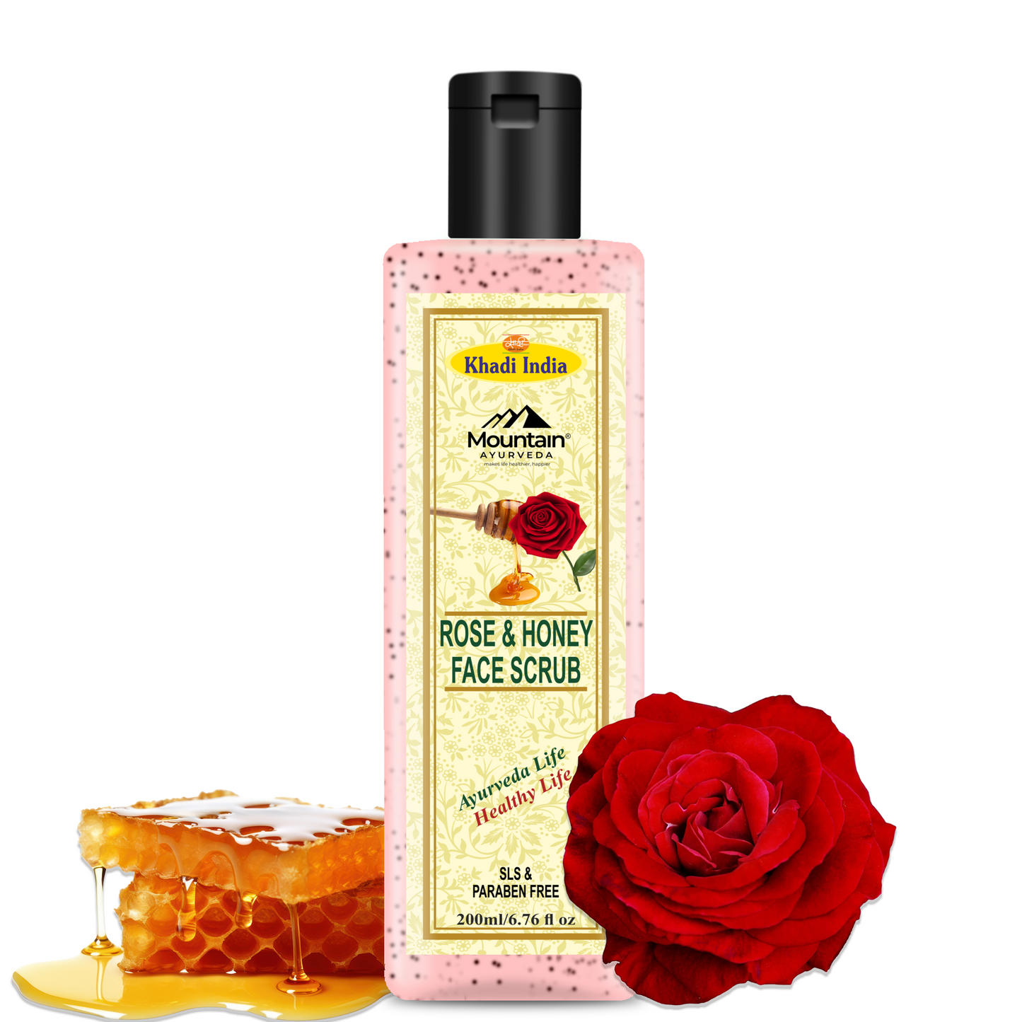 Janakshahi Rose Honey Face Scrub 200 ml
