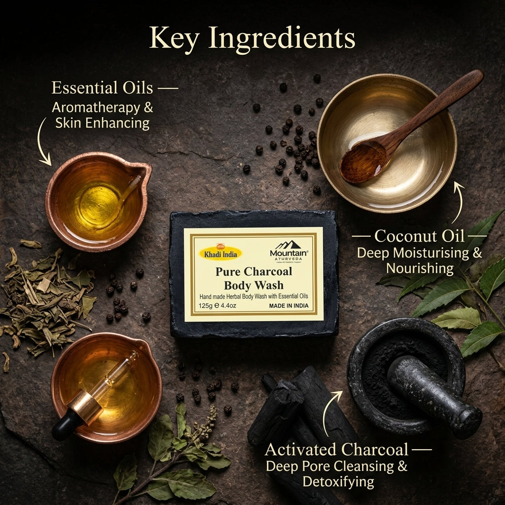 Khadi_Charcoal_soap_ingredients