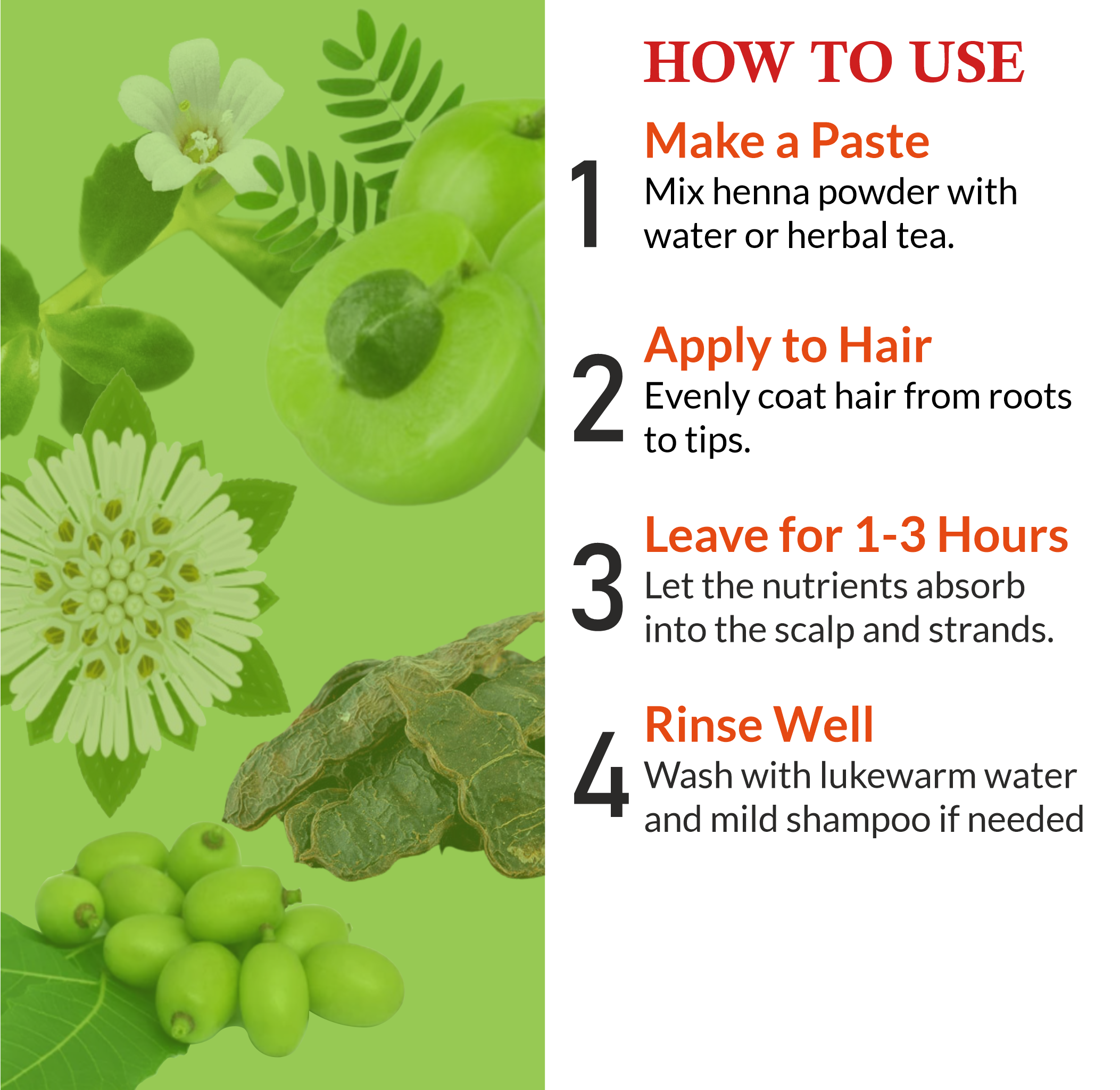 How to Apply Janakshahi Brown Henna Hair Pack for Natural Coloring