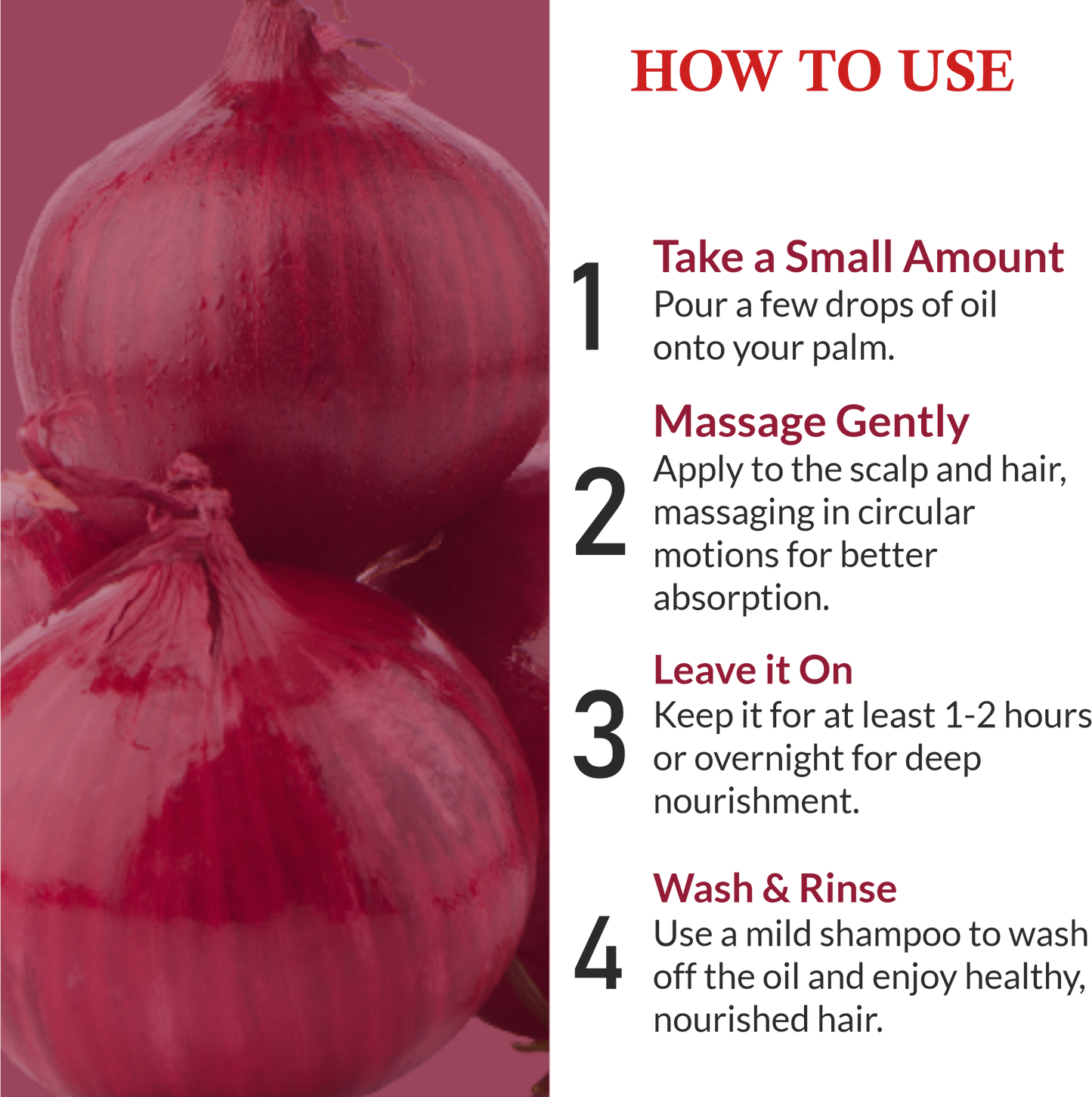 How to Apply Mountain Ayurveda Onion Oil for Optimal Hair Growth