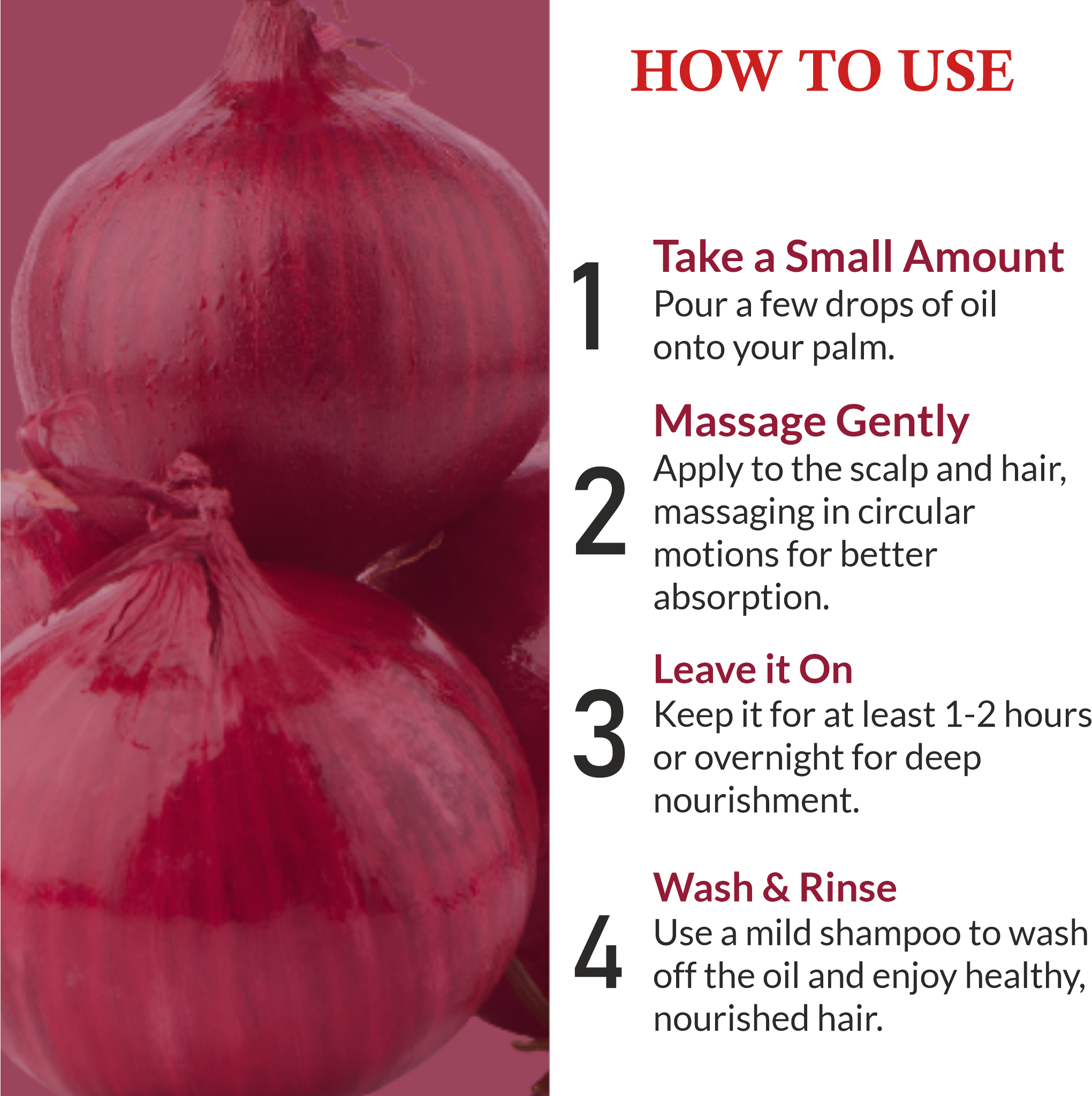 How to Apply Mountain Ayurveda Onion Oil for Optimal Hair Growth