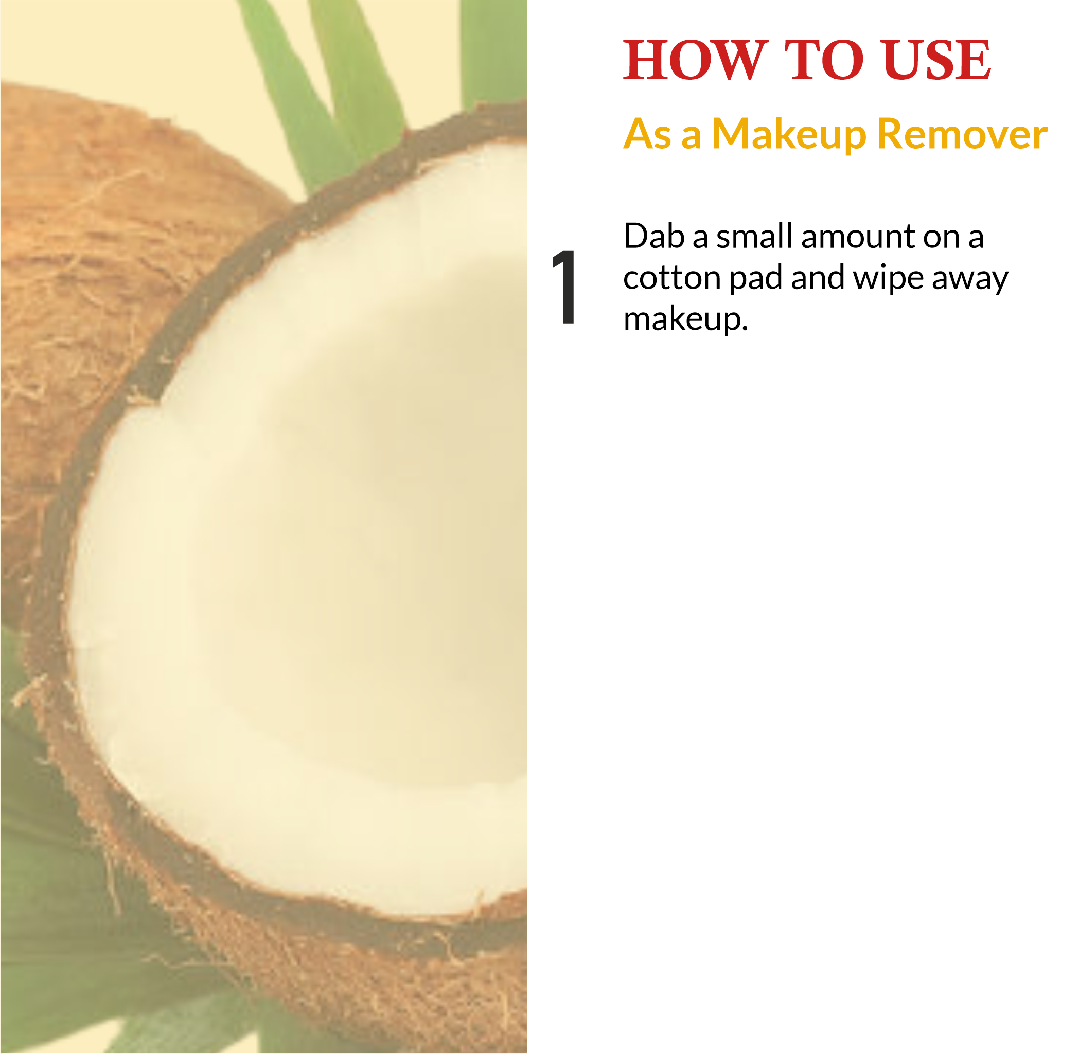 How to Use Mountain Ayurveda Pure Coconut Oil as a makeup remover