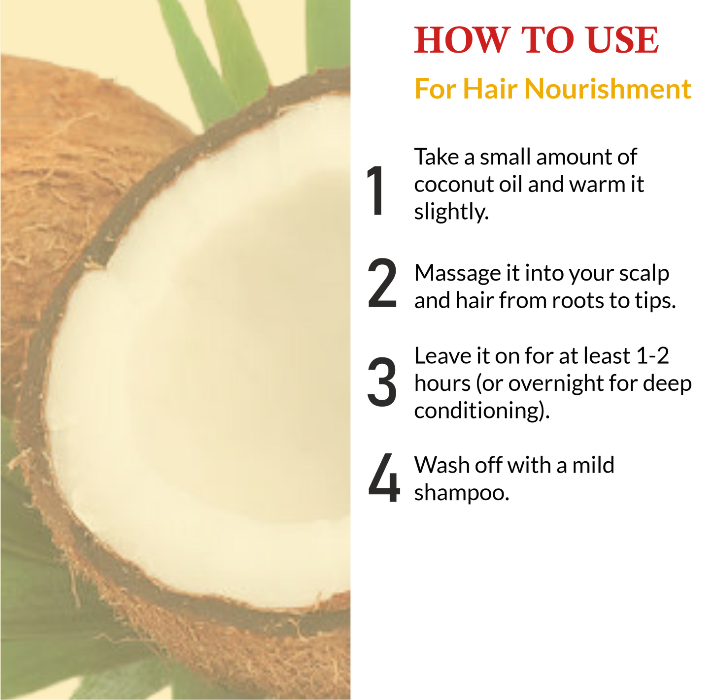 How to Use Mountain Ayurveda Pure Coconut Oil for Hair Nourishment