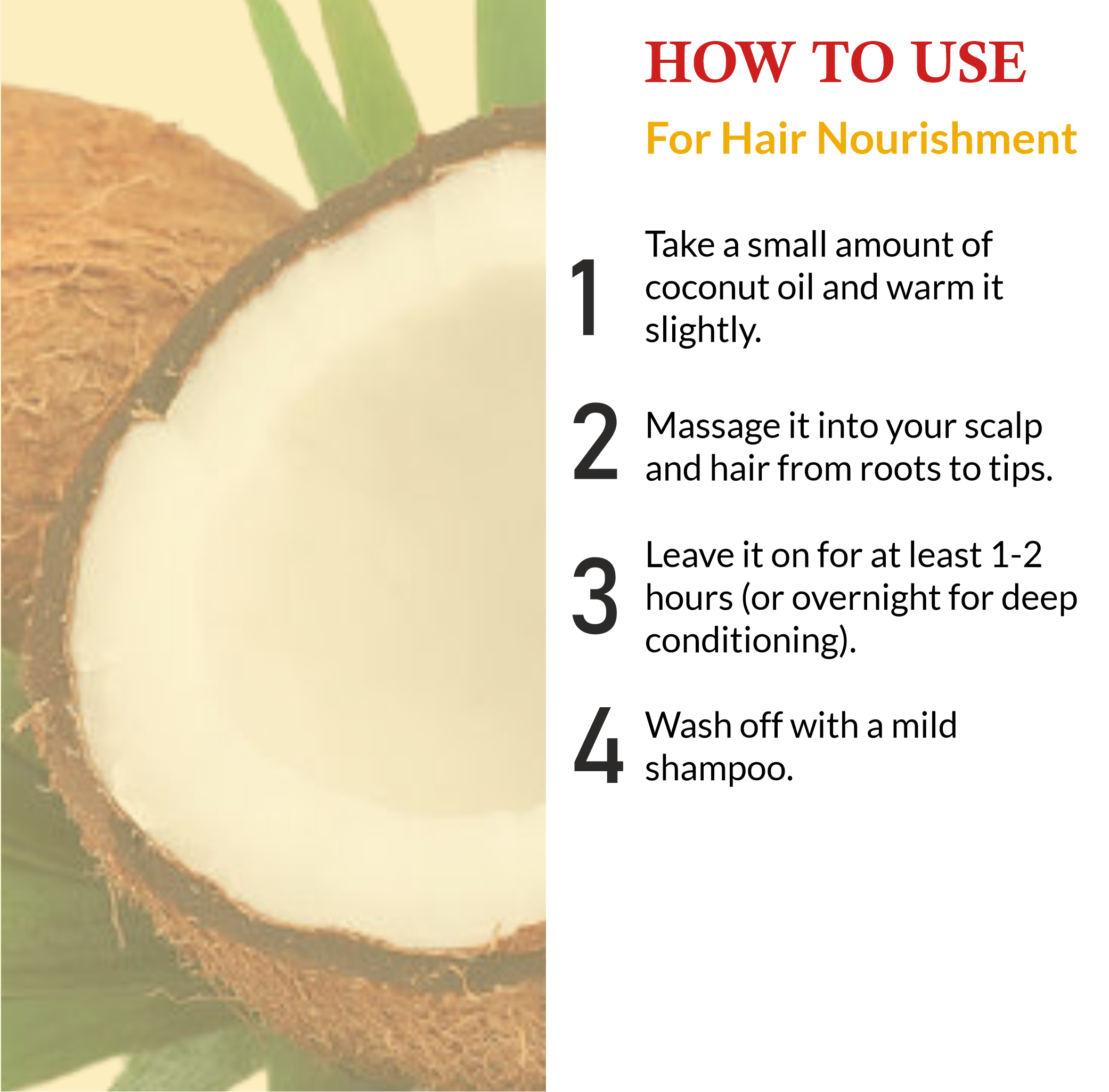 How to Use Mountain Ayurveda Pure Coconut Oil for Hair Nourishment