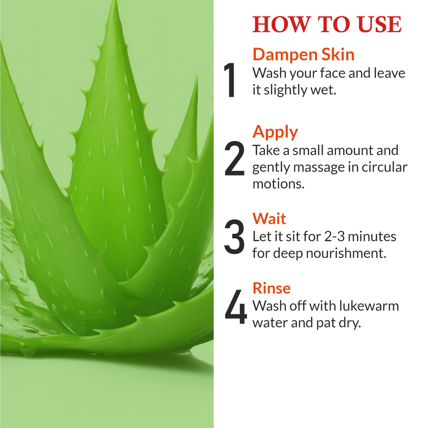 How to Apply Janakshahi Aloe Vera Face Scrub for Smooth Skin