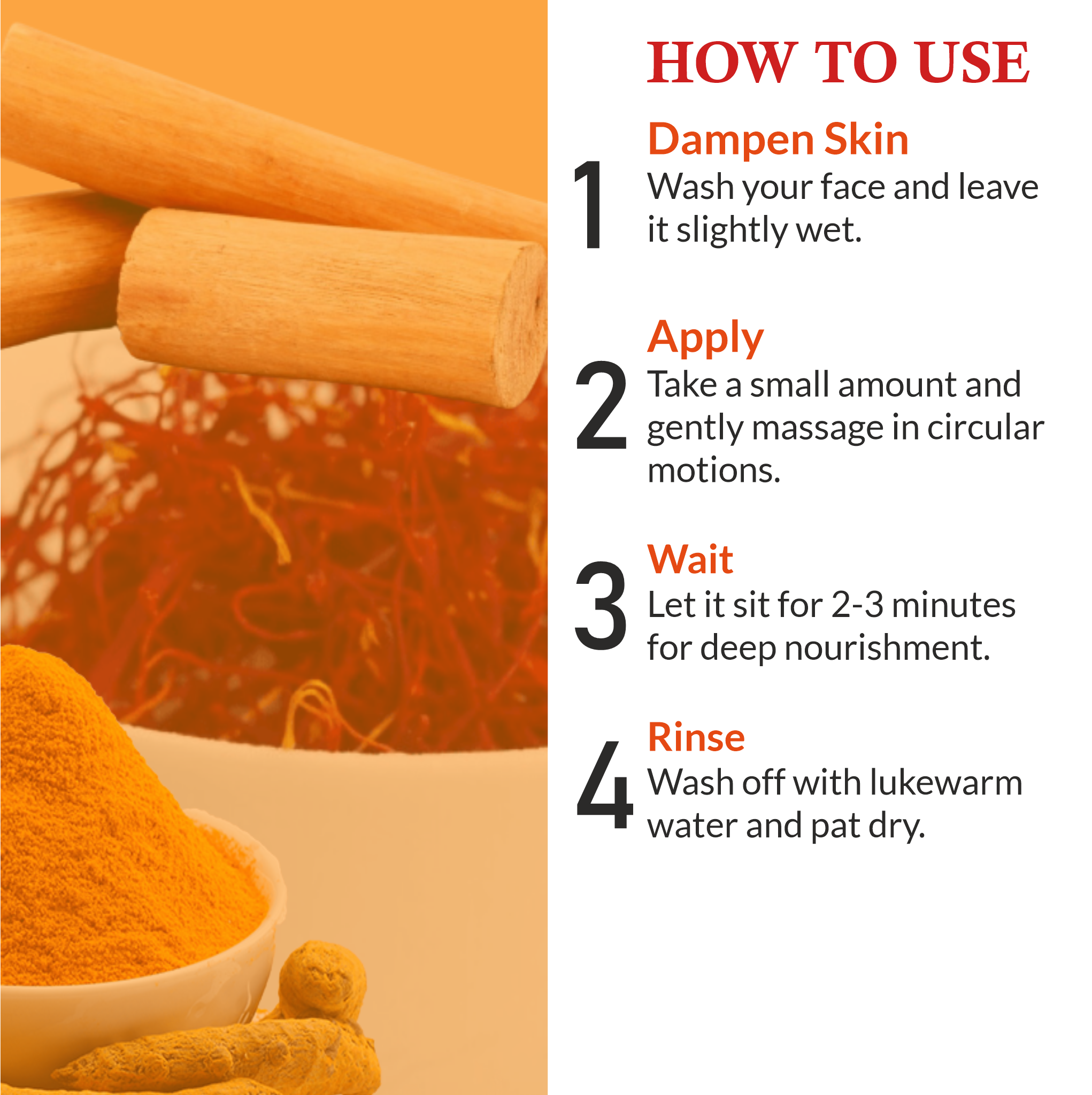 How to Apply Janakshahi Kesar Haldi & Chandan Face Scrub for Radiant Skin