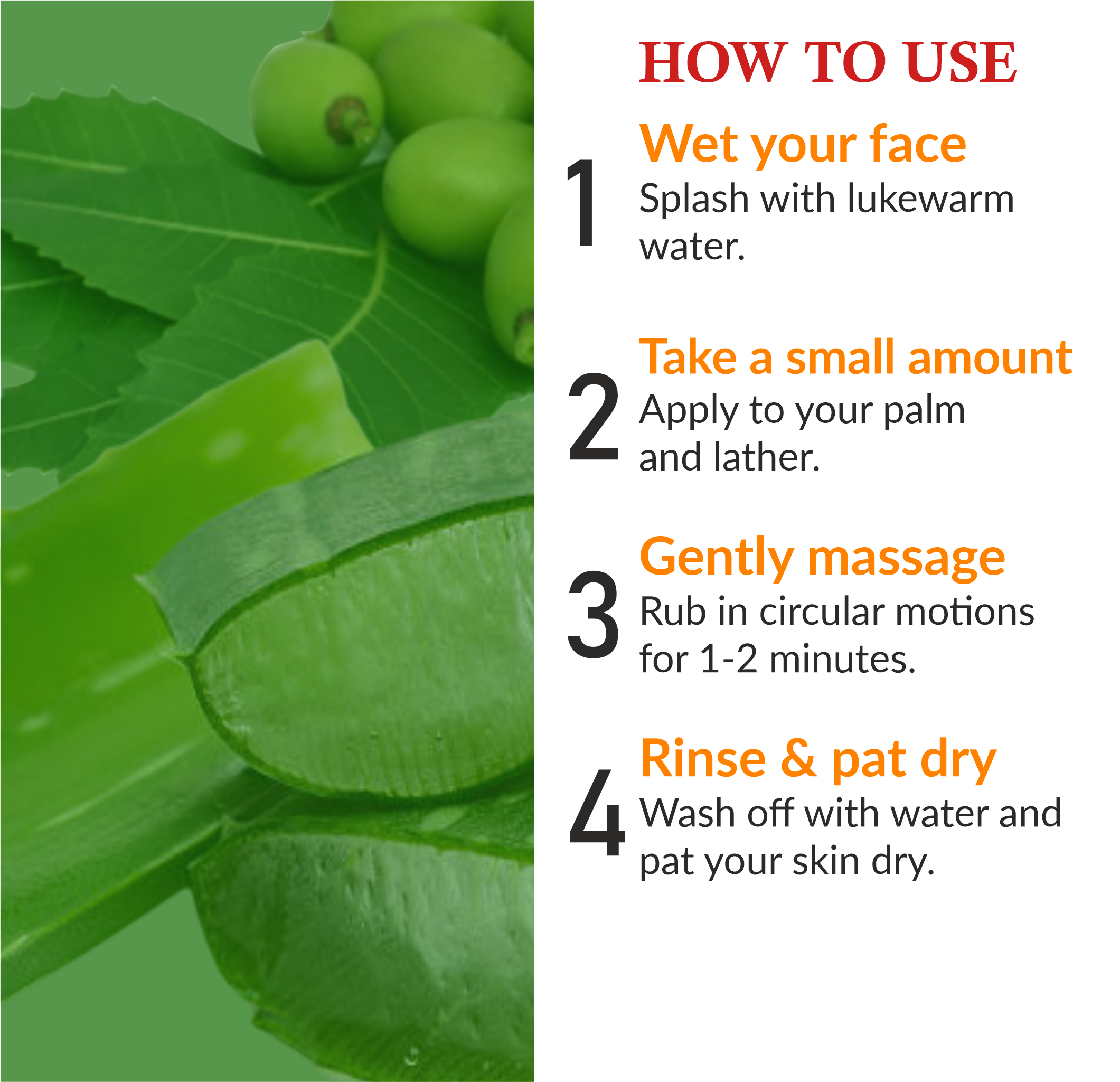 How to Apply Janakshahi Neem Aloe Vera Face Wash for Clear Skin