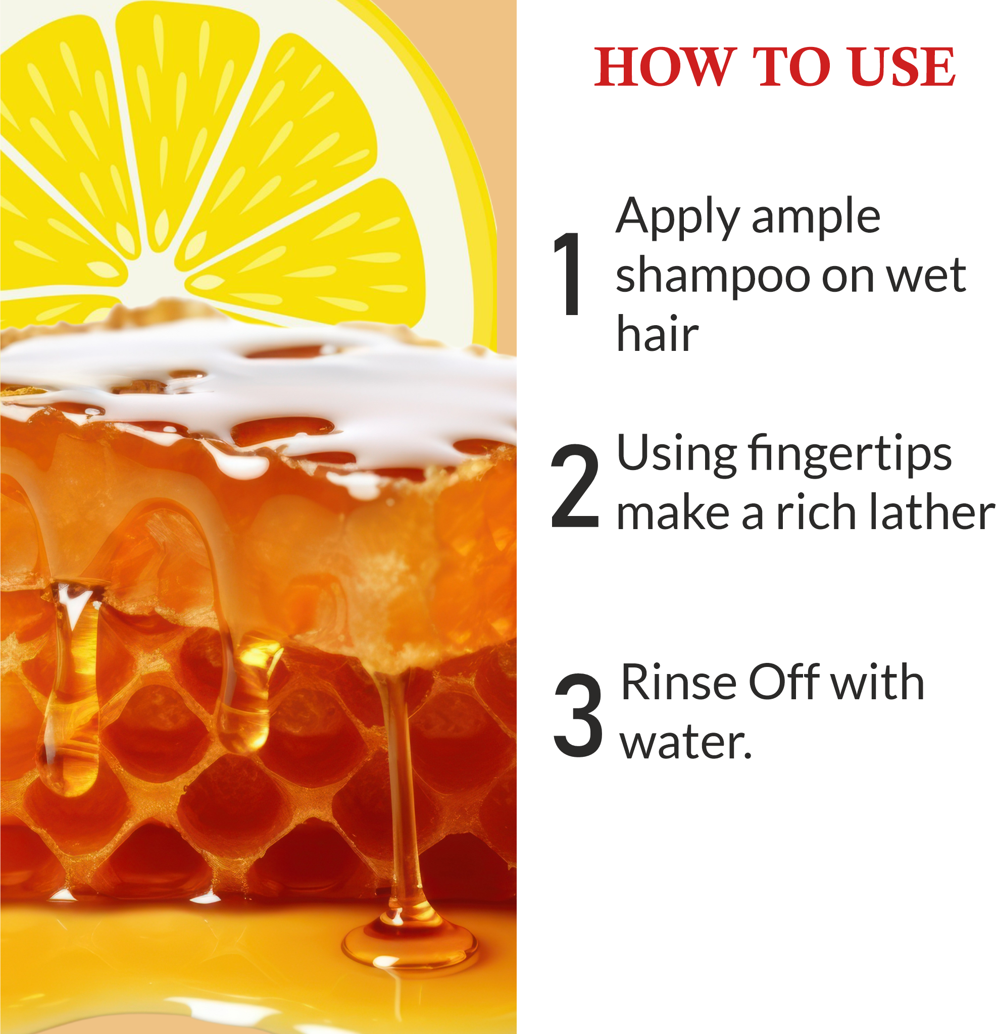 How to use Khadi Herbal Honey Lemon Shampoo for healthy hair
