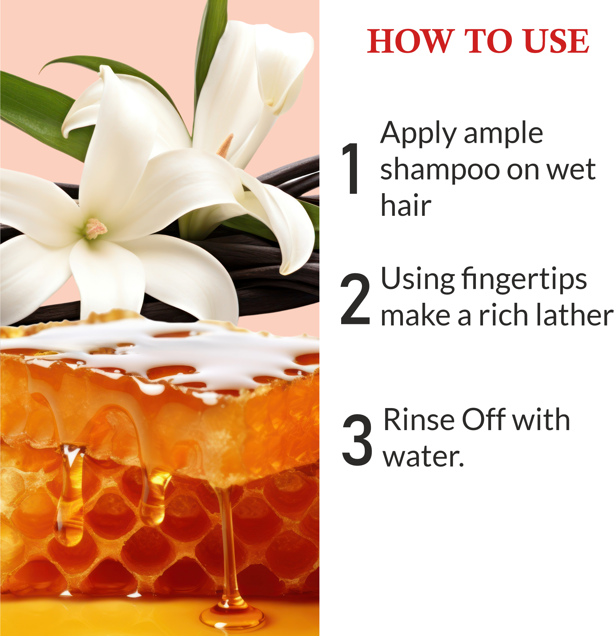 How to use Khadi Herbal Honey Vanilla Shampoo for healthy, hydrated hair