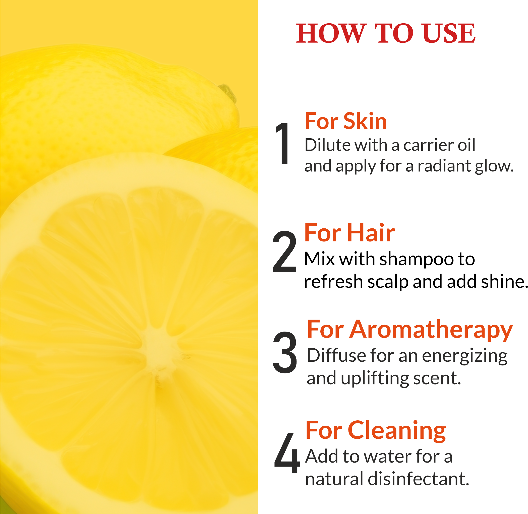 How to Use Khadi Lemon Essential Oil for Skin, Hair & Mood Boosting