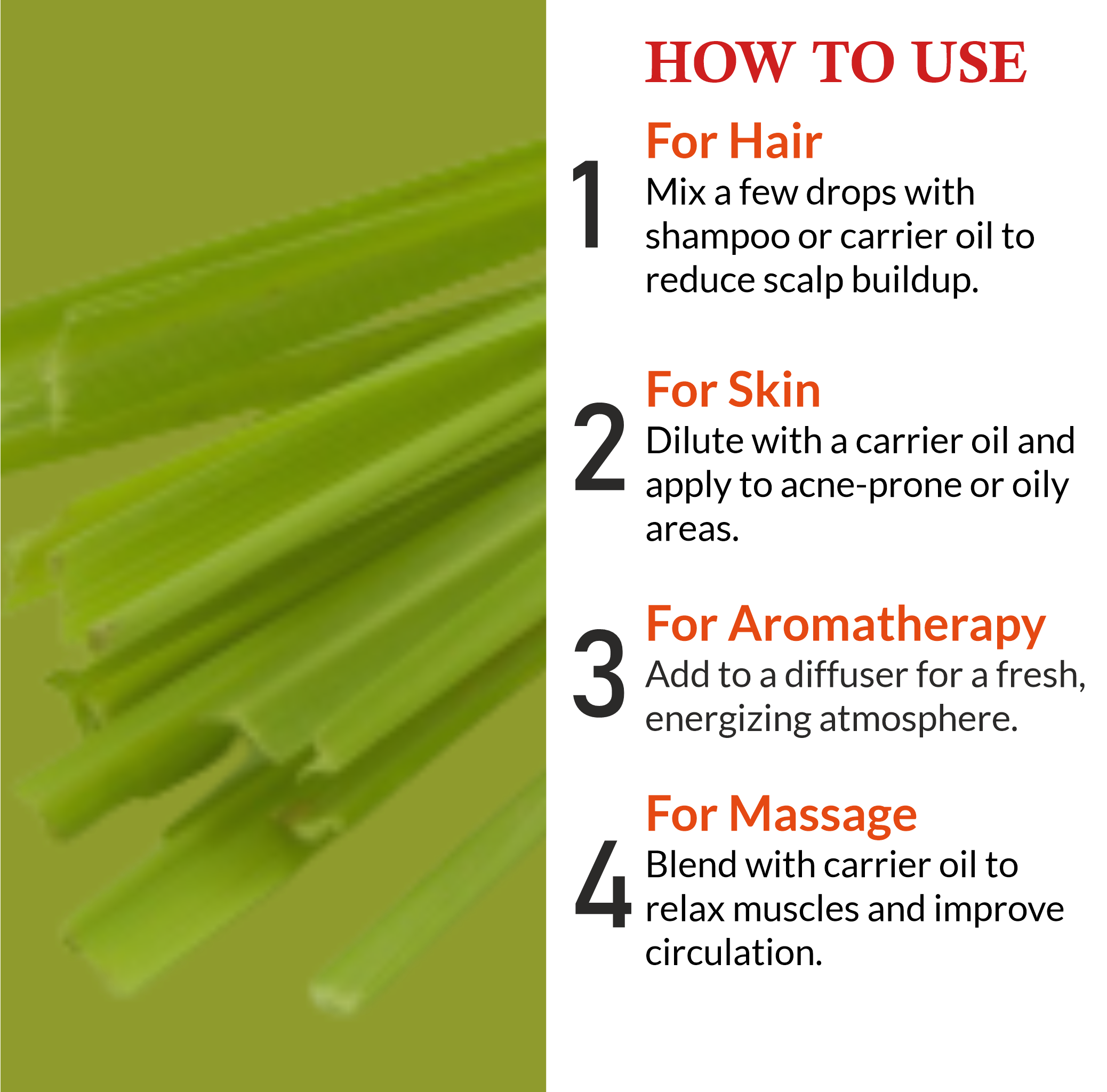 How to Use Khadi Lemongrass Essential Oil for Skin, Hair & Relaxation