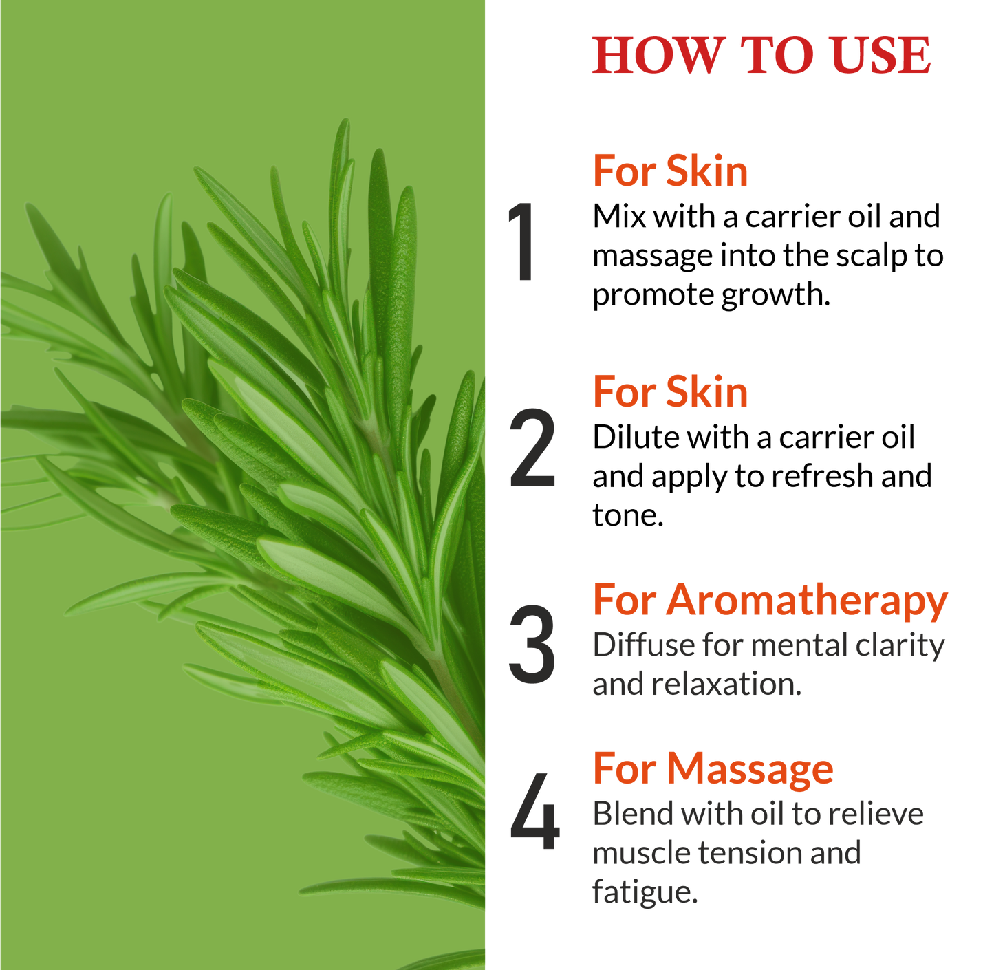 How to Use Khadi Rosemary Essential Oil for Hair, Skin & Aromatherapy