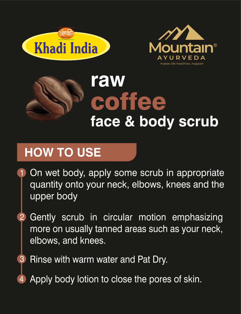 How to Use Mountain Ayurveda Raw Coffee Body Scrub for Effective Exfoliation