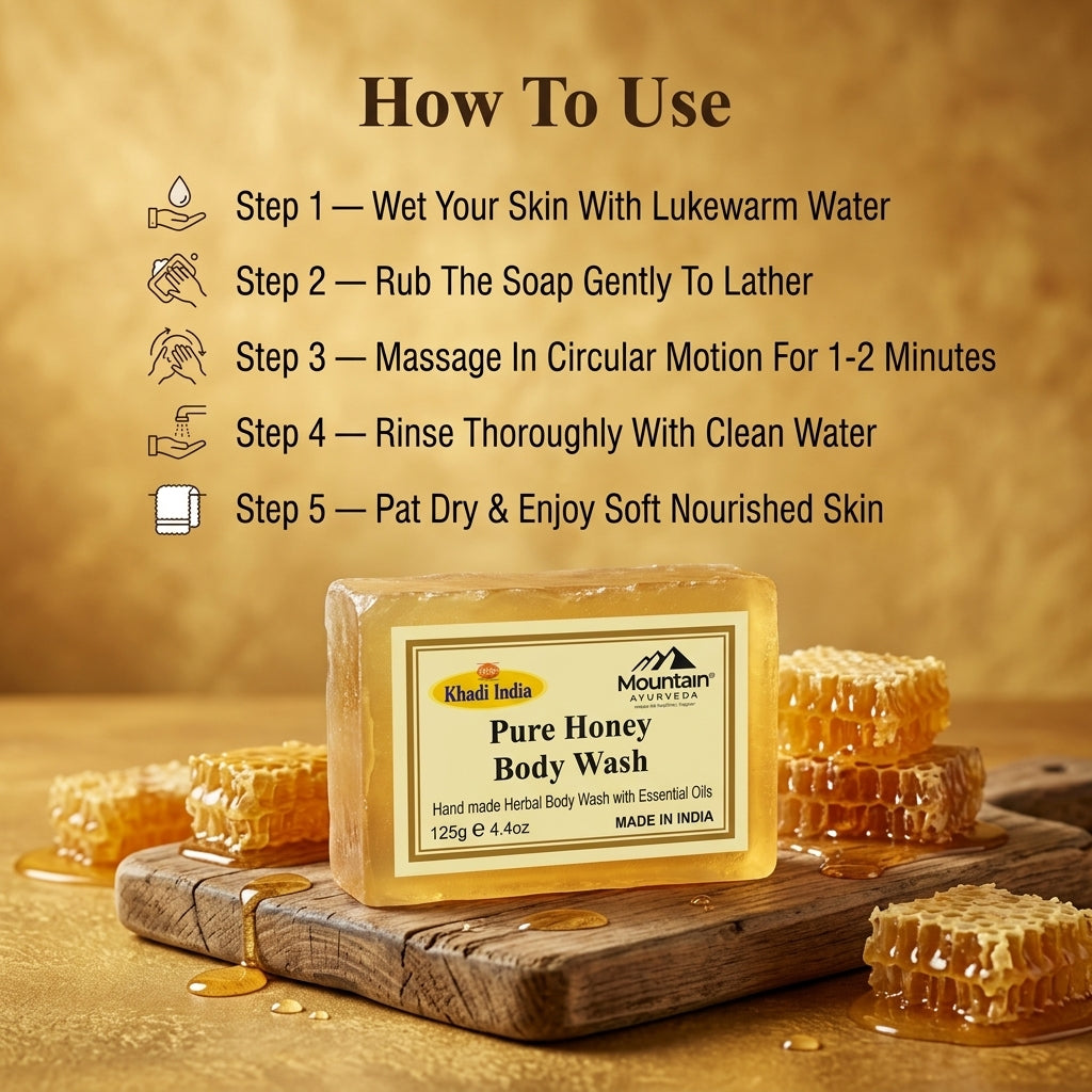 how_to_use_khadi_honey_soap