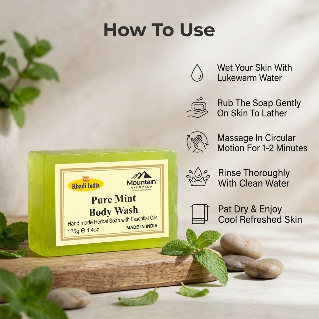 how_to_use_khadi_mint_soap