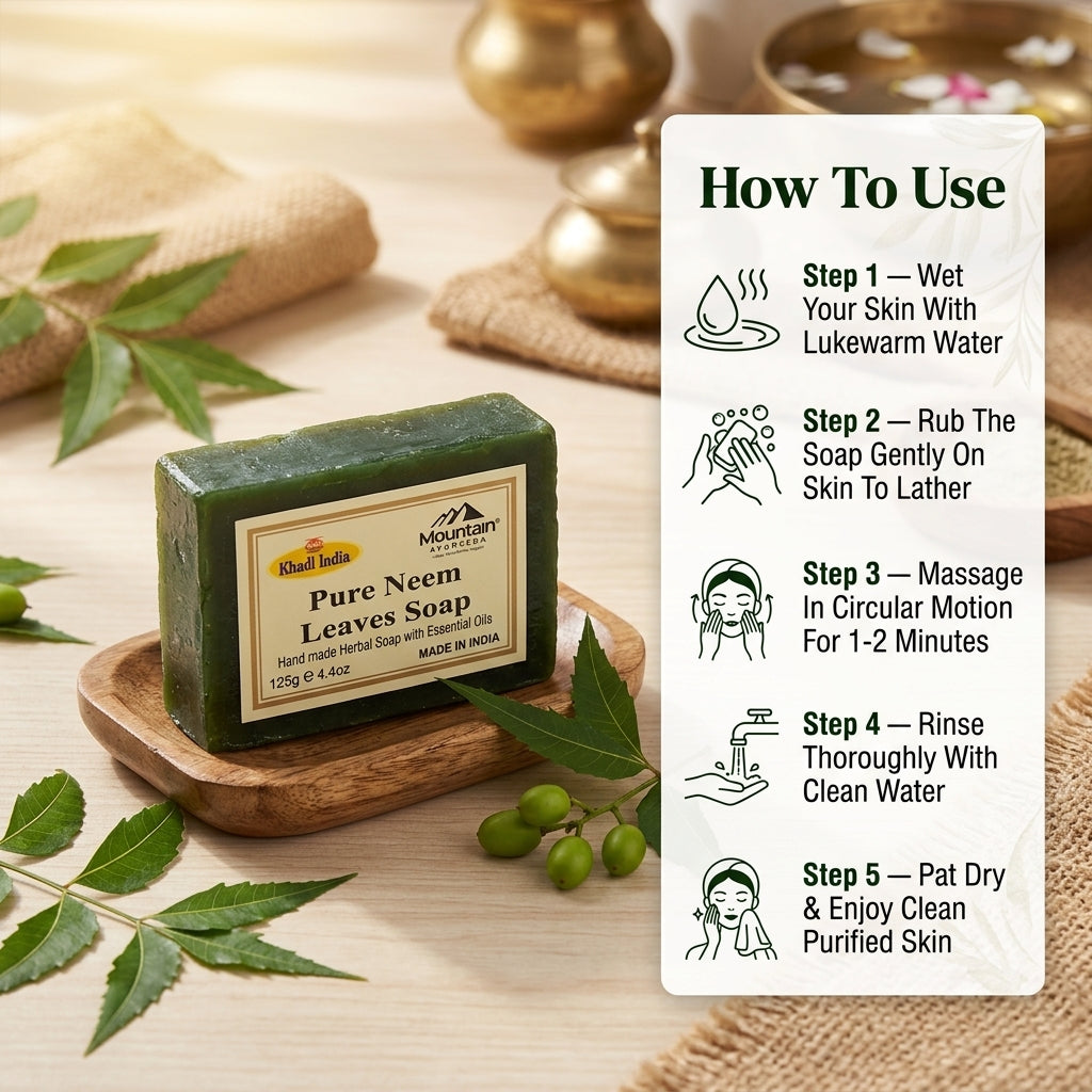 how_to_use_khadi_neem_leaves_soap