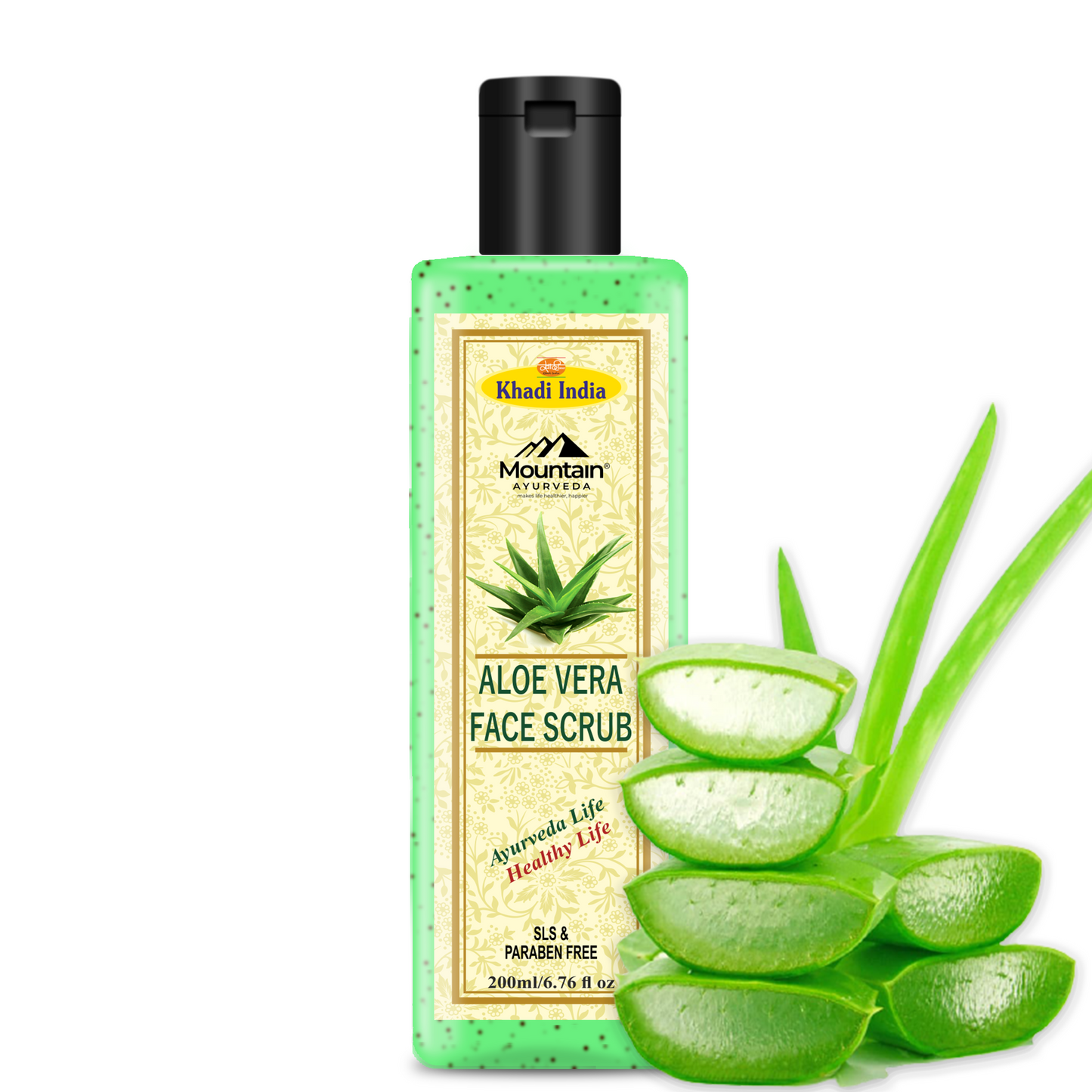 Janakshahi Aloe Vera Face Scrub 200ml – Gentle Exfoliation & Hydration