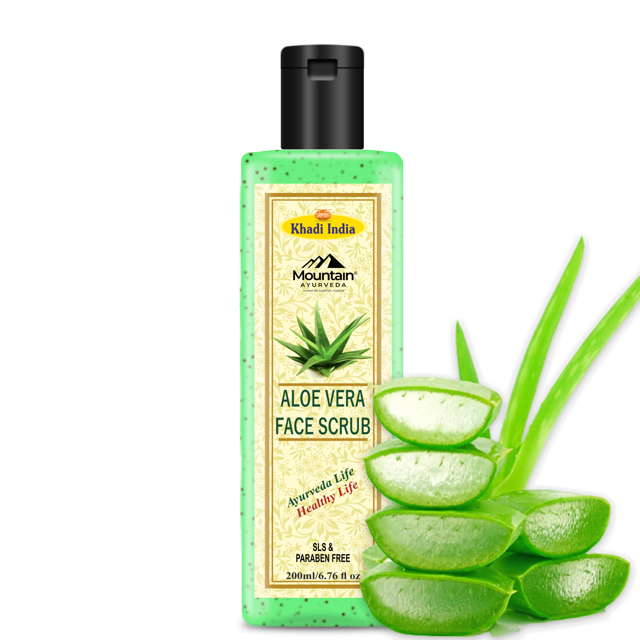 Janakshahi Aloe Vera Face Scrub 200ml – Gentle Exfoliation & Hydration