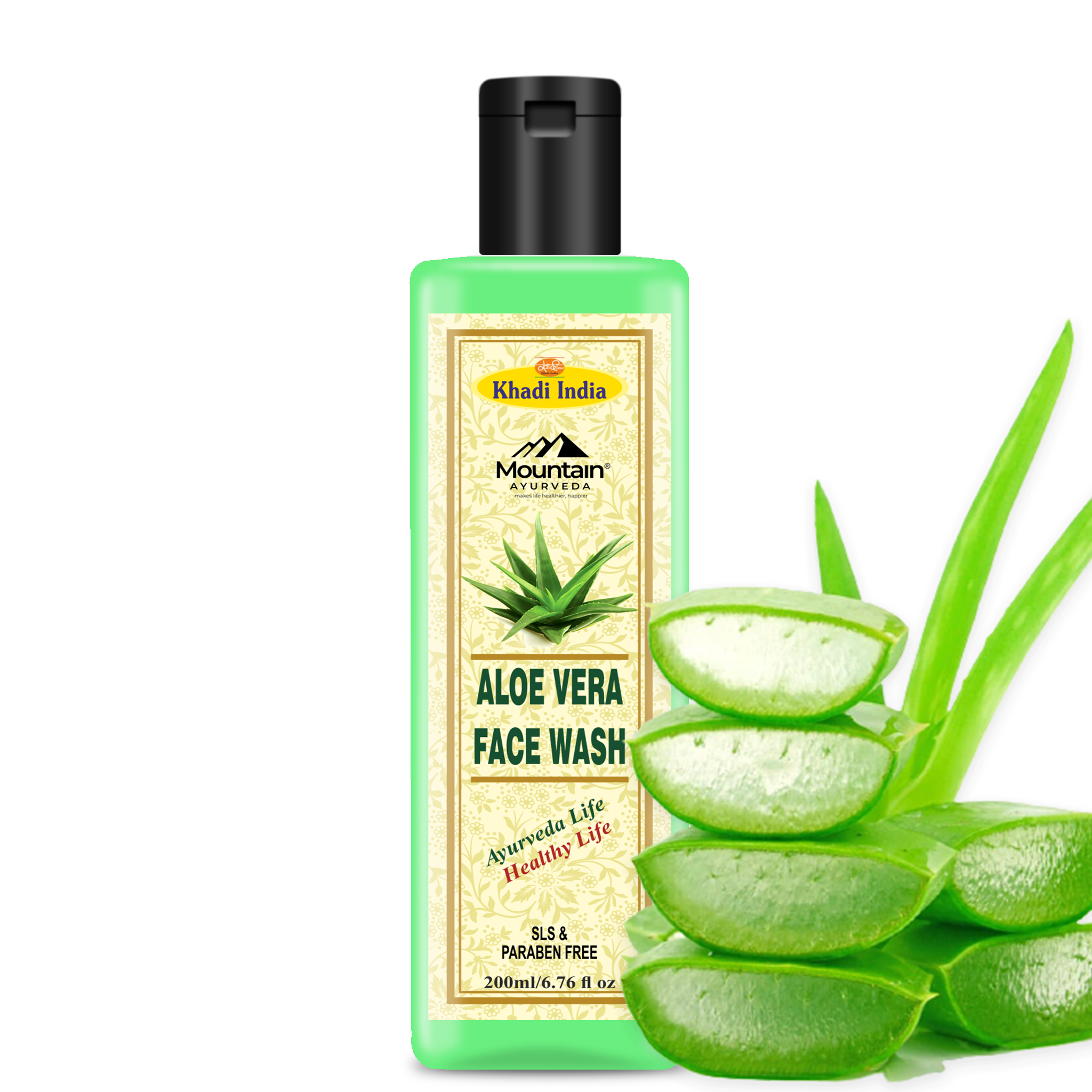 Janakshahi Aloe Vera Face Wash 200ml – Hydrating & Skin Soothing Cleanser