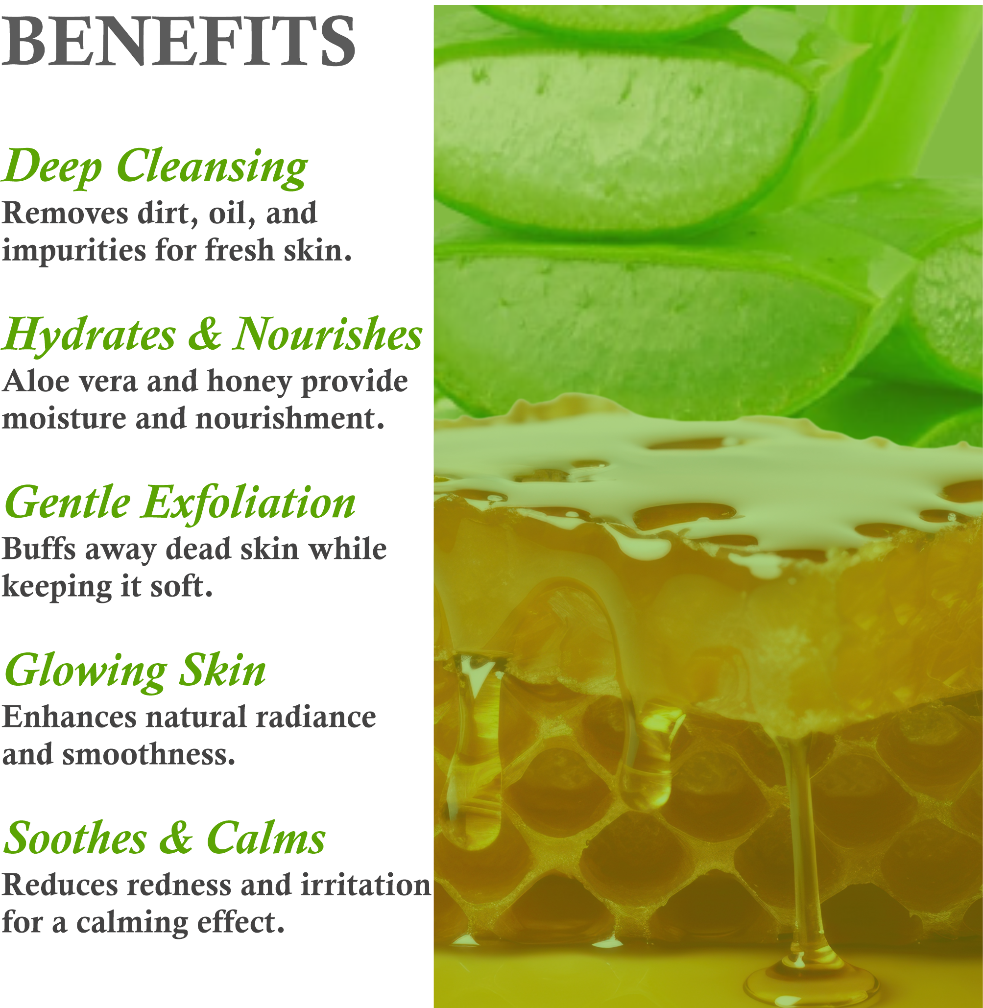Benefits of Janakshahi Aloe Vera & Honey Face Scrub – Hydration, Gentle Exfoliation, Brightening
