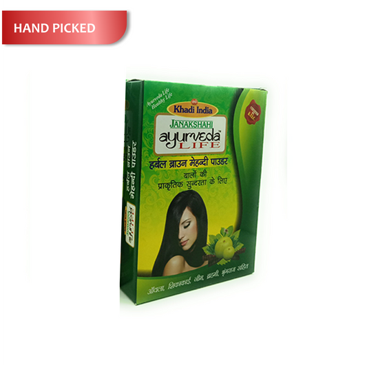 Janakshahi Brown Henna Hair Pack 150g - Natural Herbal Hair Color