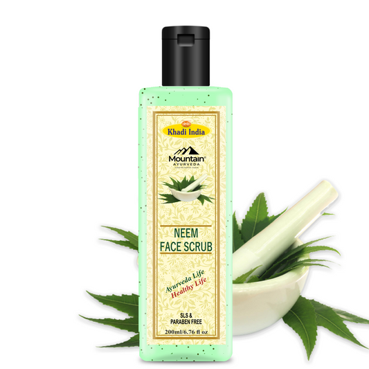 Janakshahi Neem Face Scrub 200ml – Deep Cleansing & Acne Control