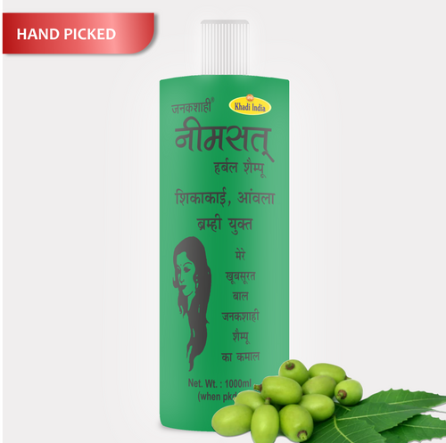 Janakshahi Neem Shampoo 1000ml – Herbal Anti-Dandruff & Scalp Cleanser