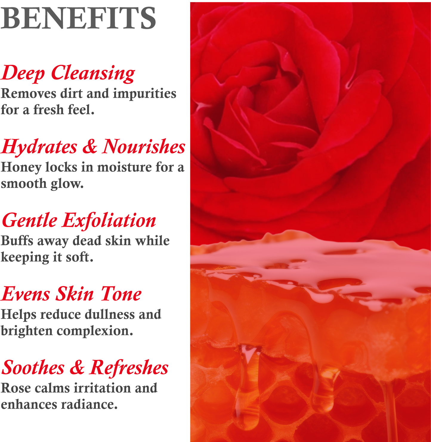 Benefits of Janakshahi Rose Honey Face Scrub – Hydration, Softness, Gentle Exfoliation