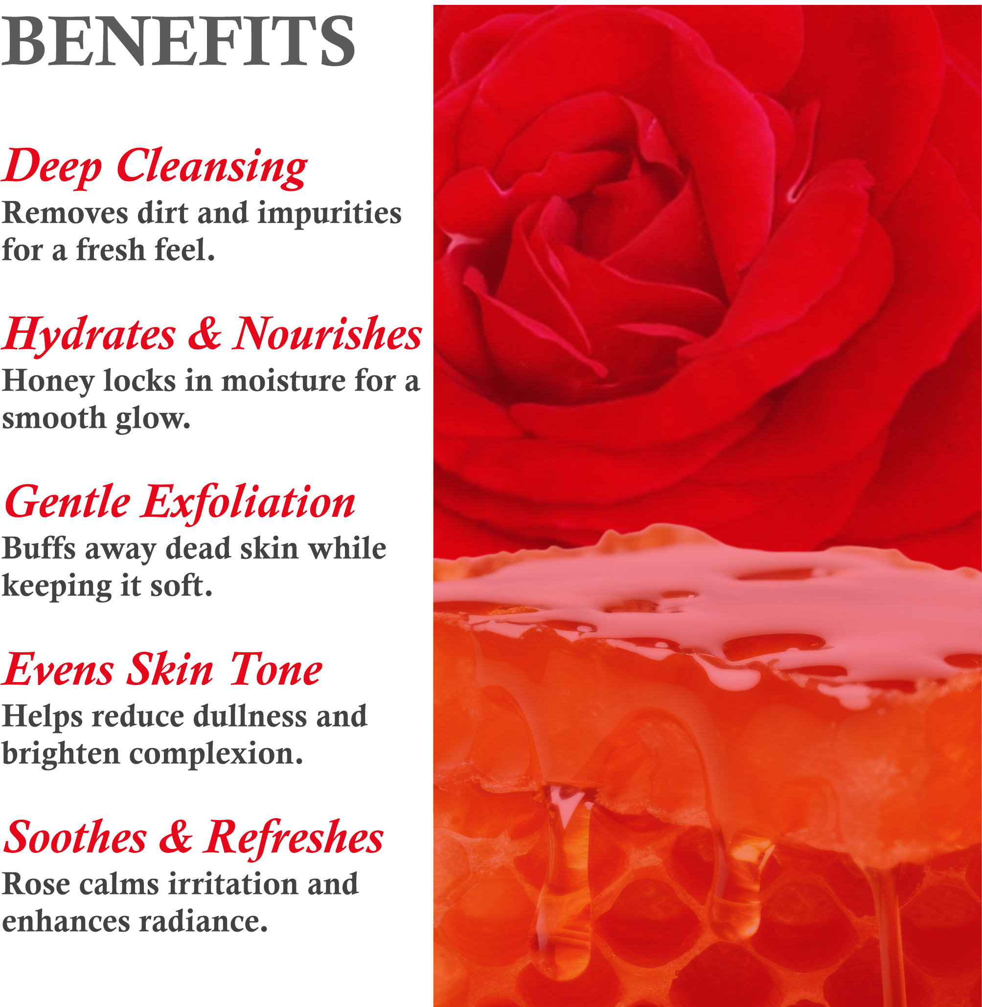 Benefits of Janakshahi Rose Honey Face Scrub – Hydration, Softness, Gentle Exfoliation