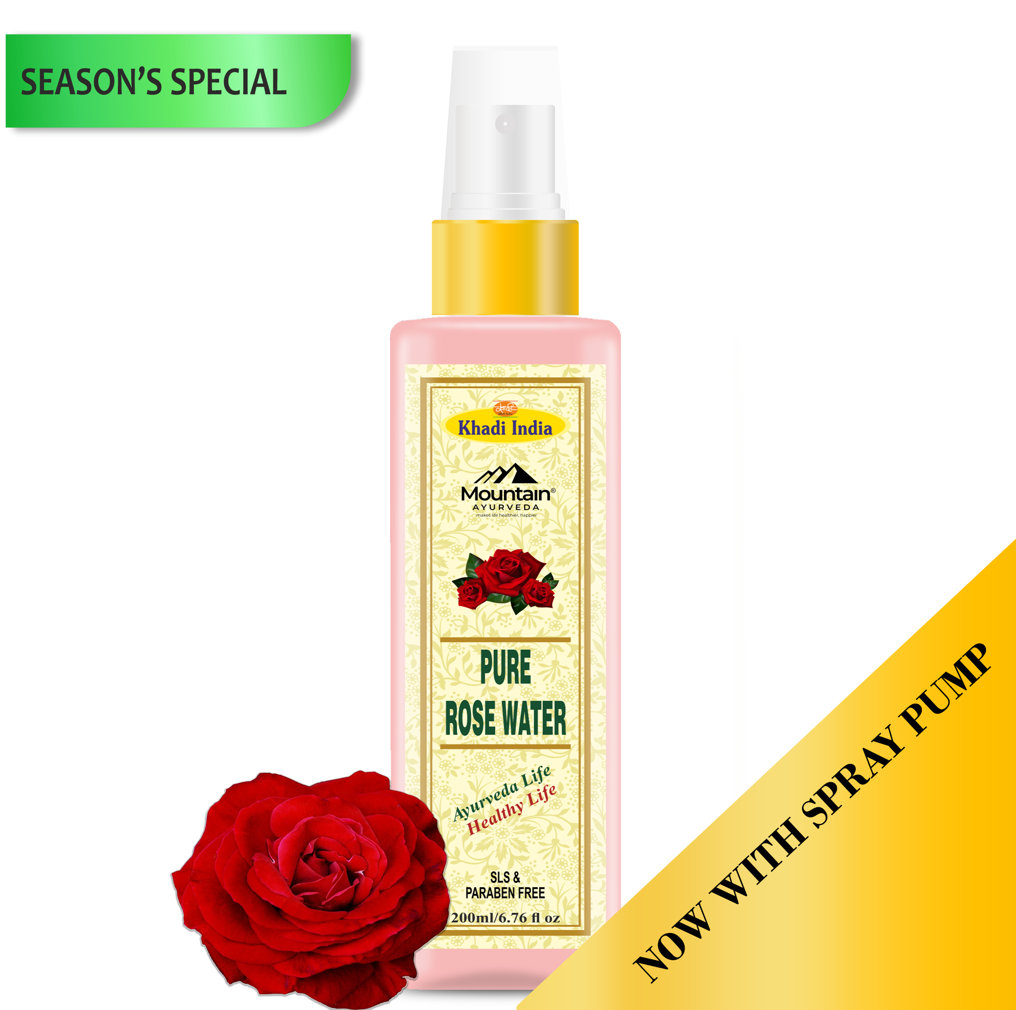 Janakshahi Rose Water 200ml – Natural Hydrating Toner & Mist
