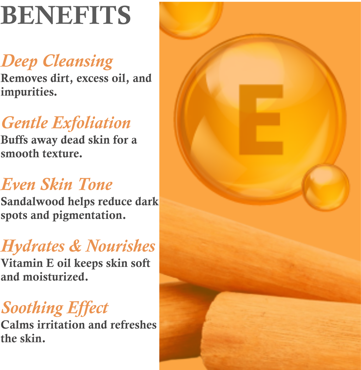 Benefits of Janakshahi Sandalwood Vitamin E Face Scrub – Anti-Aging, Skin Nourishment