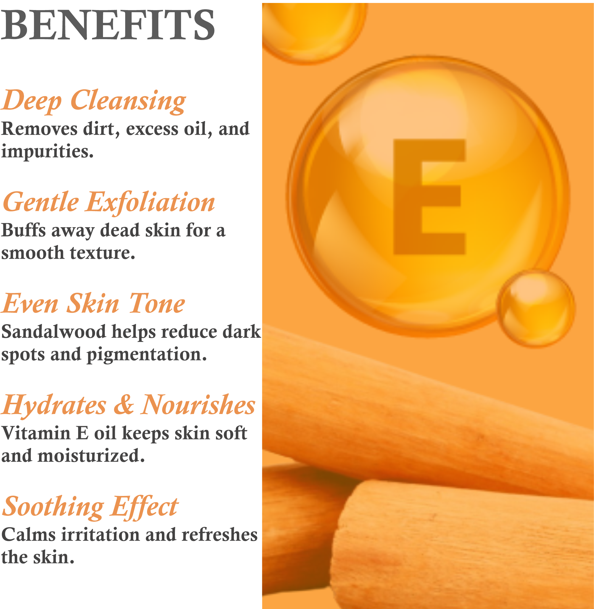 Benefits of Janakshahi Sandalwood Vitamin E Face Scrub – Anti-Aging, Skin Nourishment