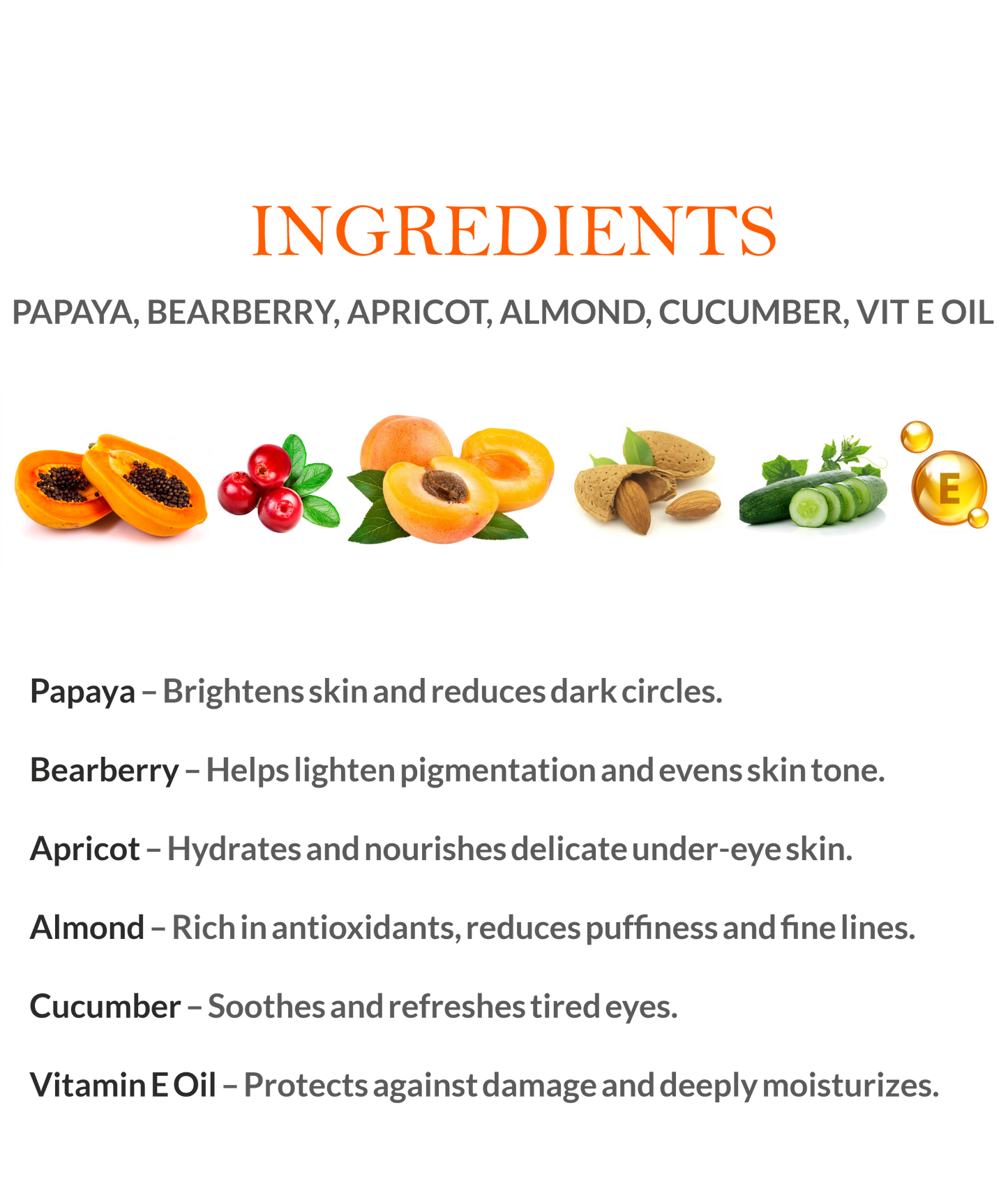 Natural Ingredients in Janakshahi Under Eye Cream – Herbal Skincare Formula