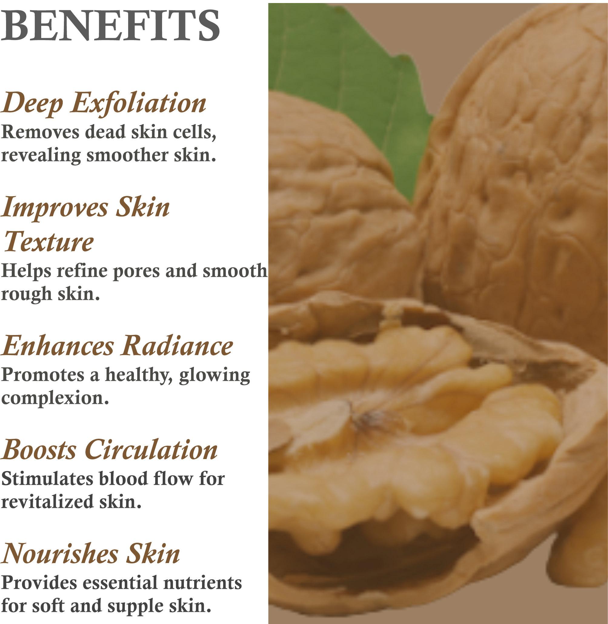 Benefits of Janakshahi Walnut Face Scrub – Exfoliation, Blackhead Control, Skin Brightening