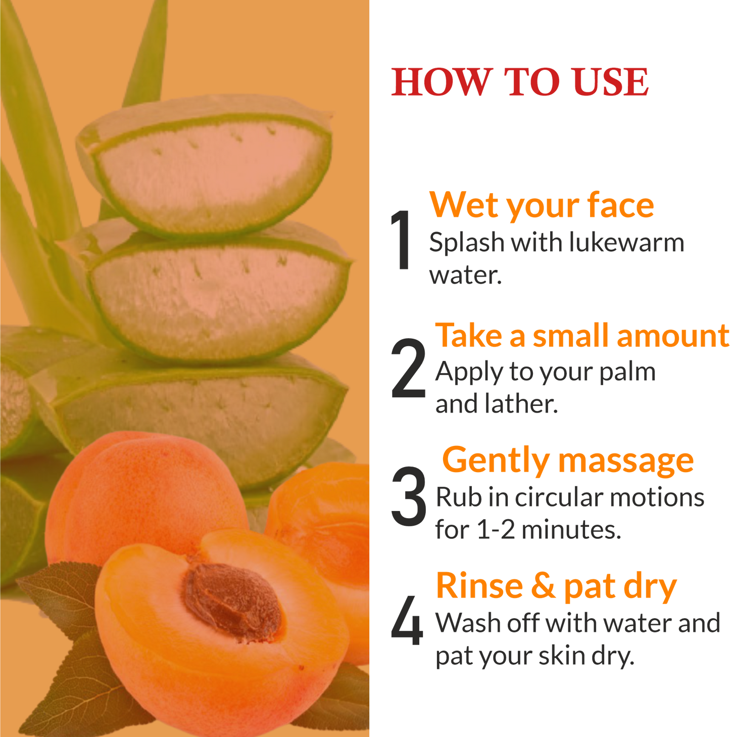 How to use Khadi Aloe Vera & Apricot Face Wash for smooth and glowing skin