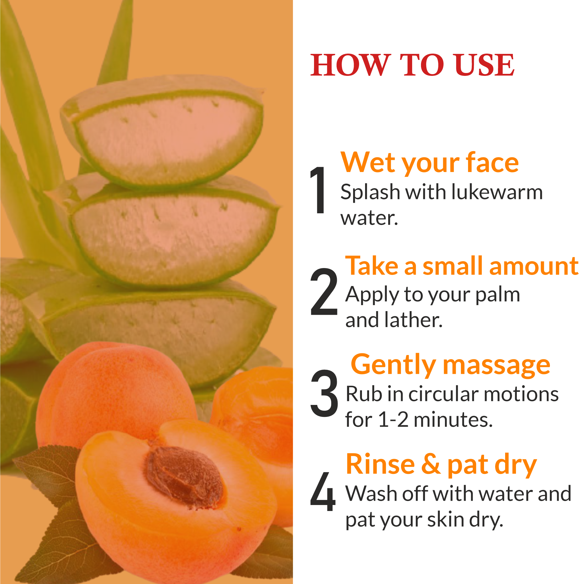 How to use Khadi Aloe Vera & Apricot Face Wash for smooth and glowing skin