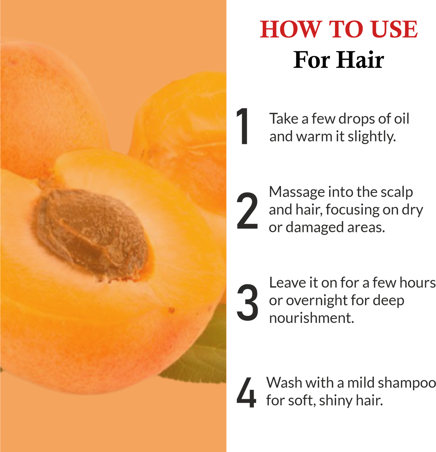 How to use Khadi Apricot Oil for healthy hair