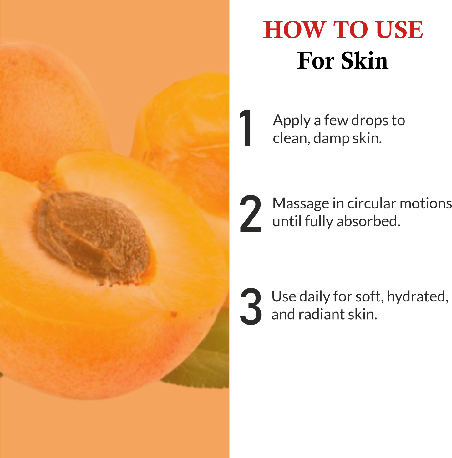 How to use Khadi Apricot Oil for glowing skin