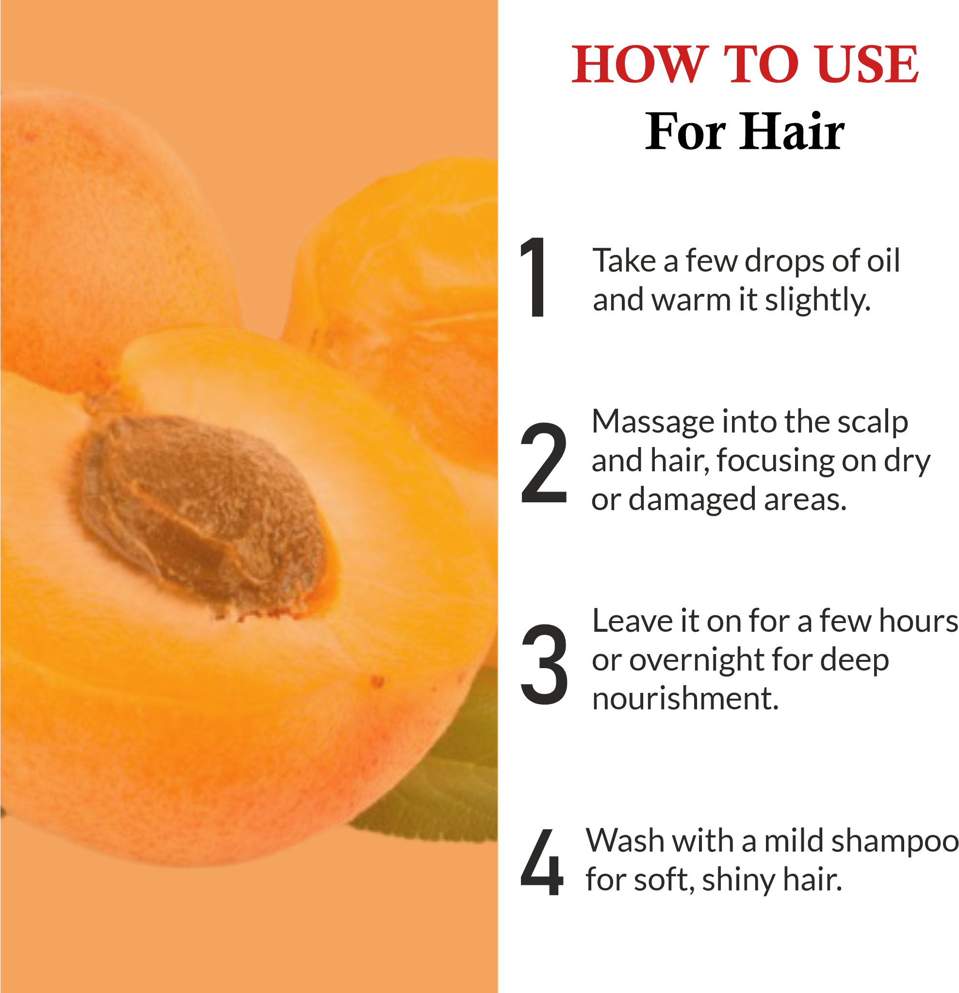 How to use Khadi Apricot Oil for healthy hair