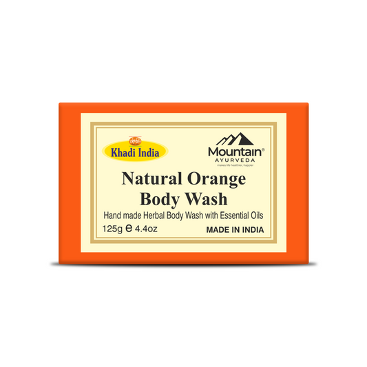 Khadi Ayurvedic Orange Soap – Handmade Vitamin C Brightening Soap
