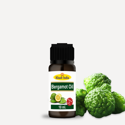 Khadi Bergamot Essential Oil – Pure & Natural for Aromatherapy and Skin Care
