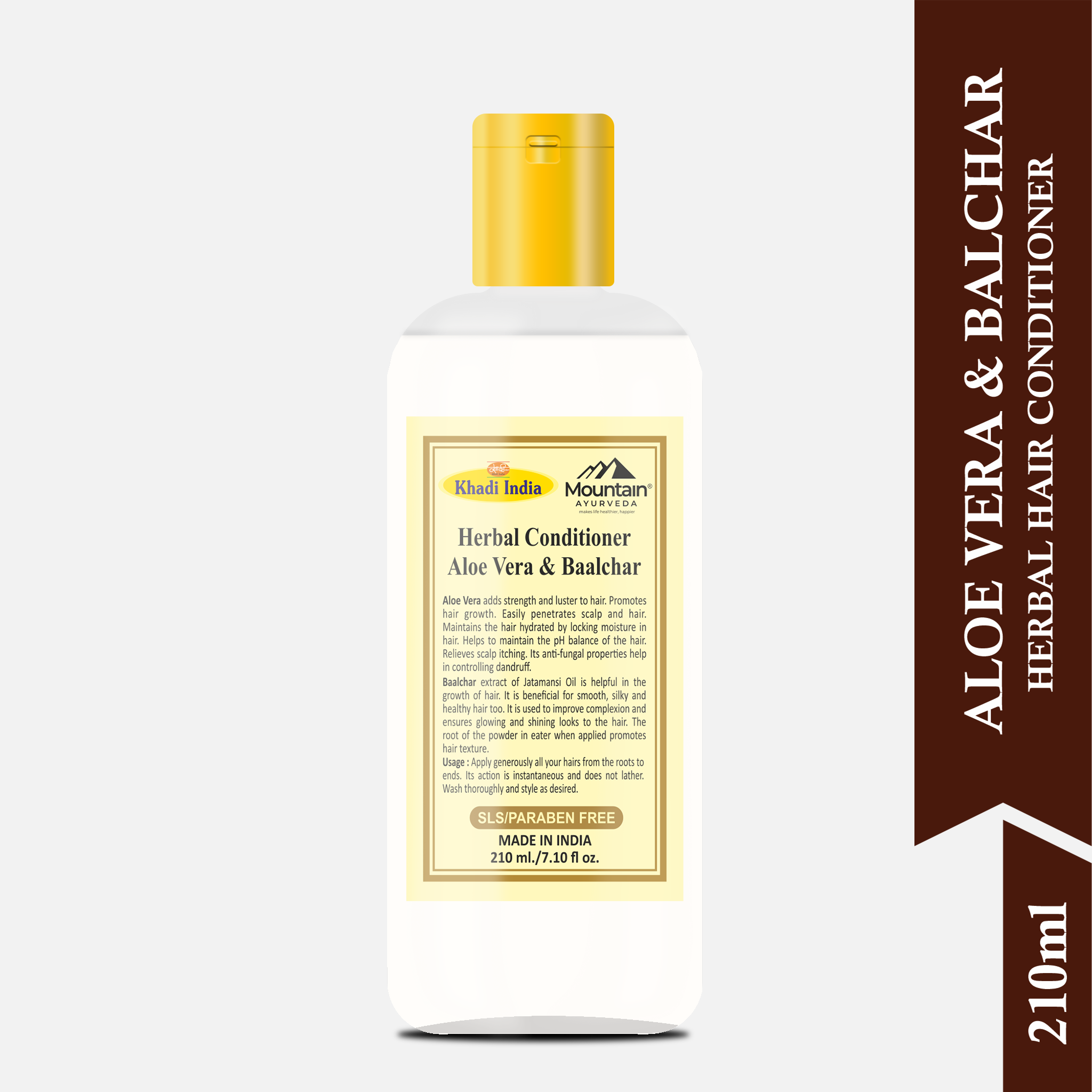 Natural Herbal Aloe Vera Hair Conditioner for Smooth and Frizz-Free Hair