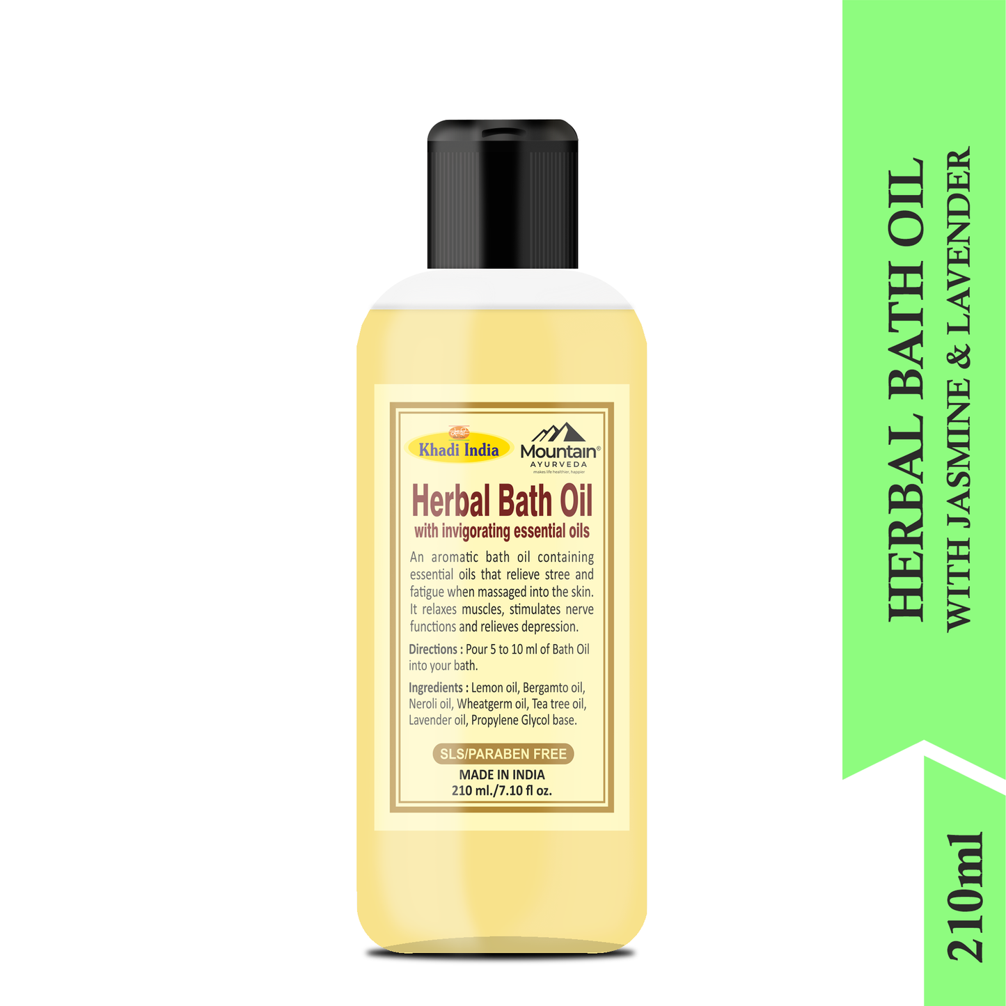 Khadi Bath Oil – Aromatherapy for Relaxation & Stress Relief