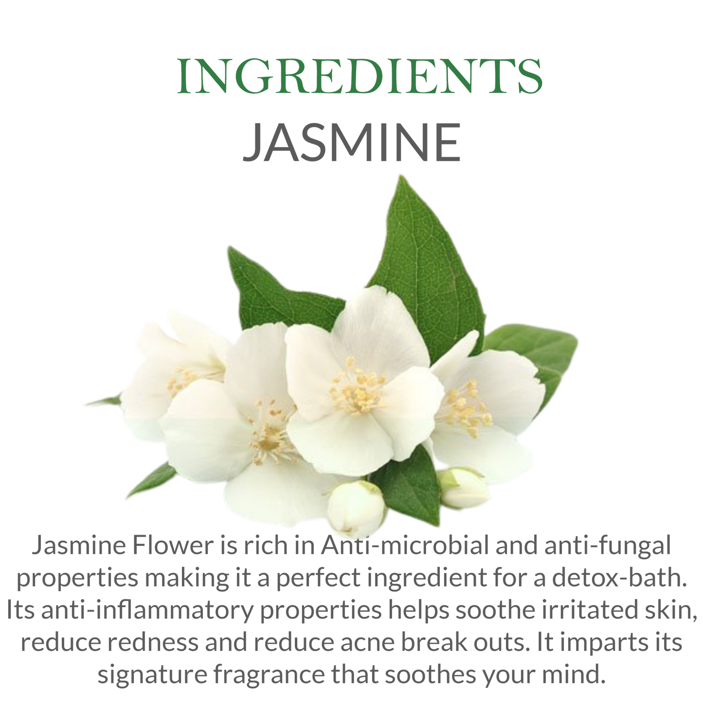 Khadi Jasmine Soap Ingredients – Pure Jasmine Extract & Essential Oils