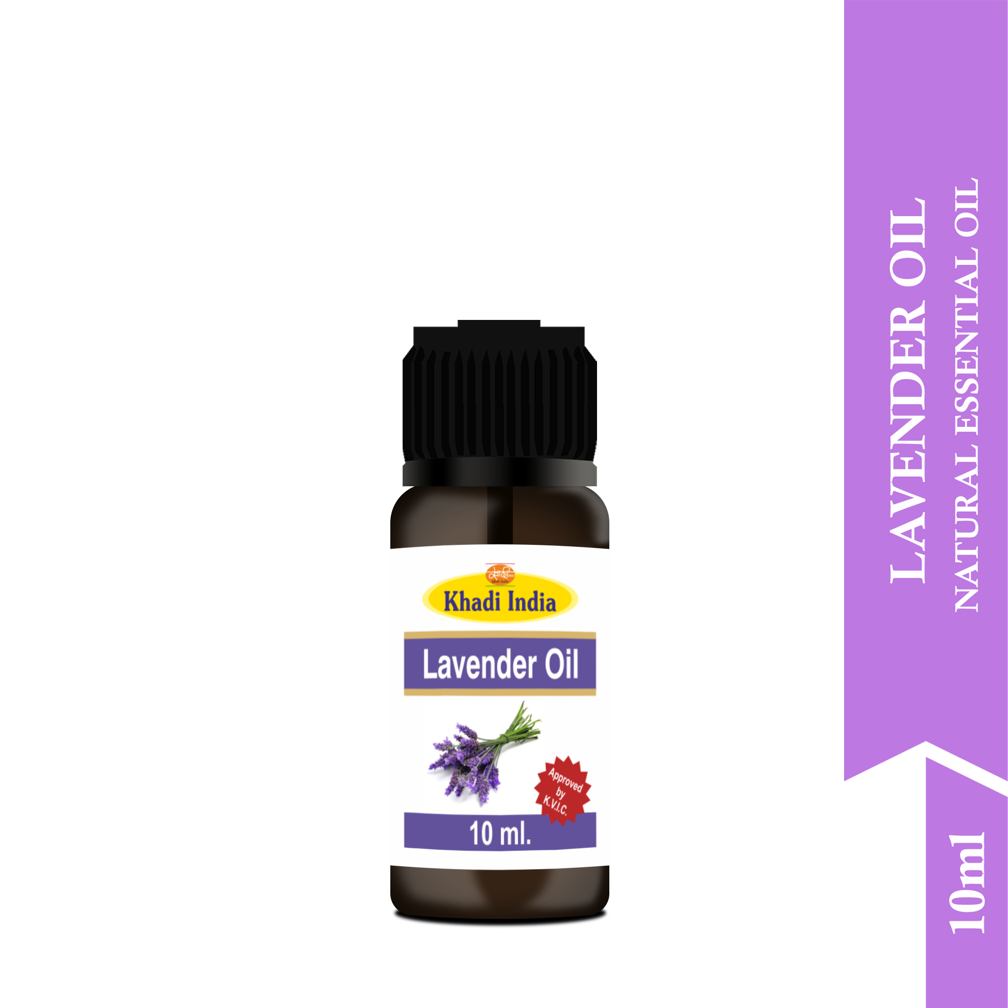 Pure Lavender Essential Oil 10ml – Floral & Soothing for Skin & Hair