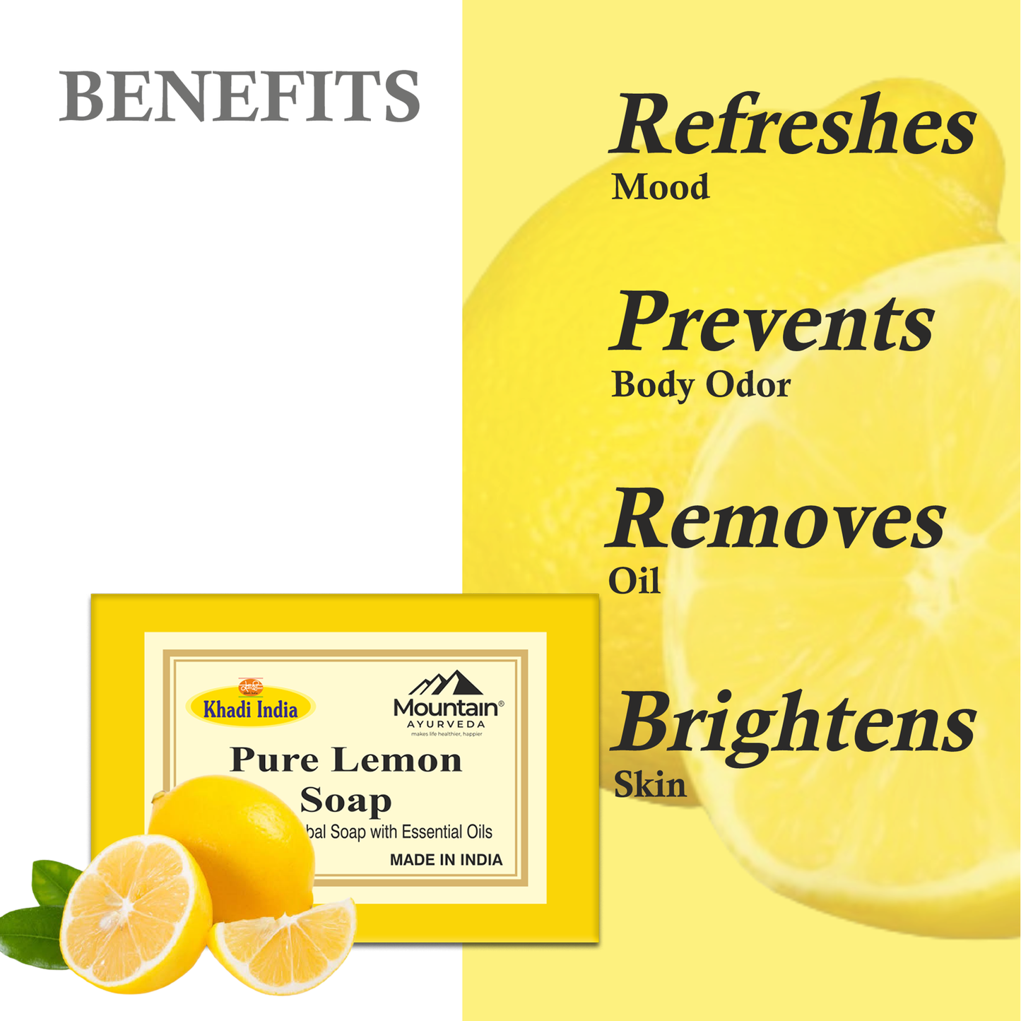 Benefits of Khadi Lemon Soap – Deep Cleansing and Brightening